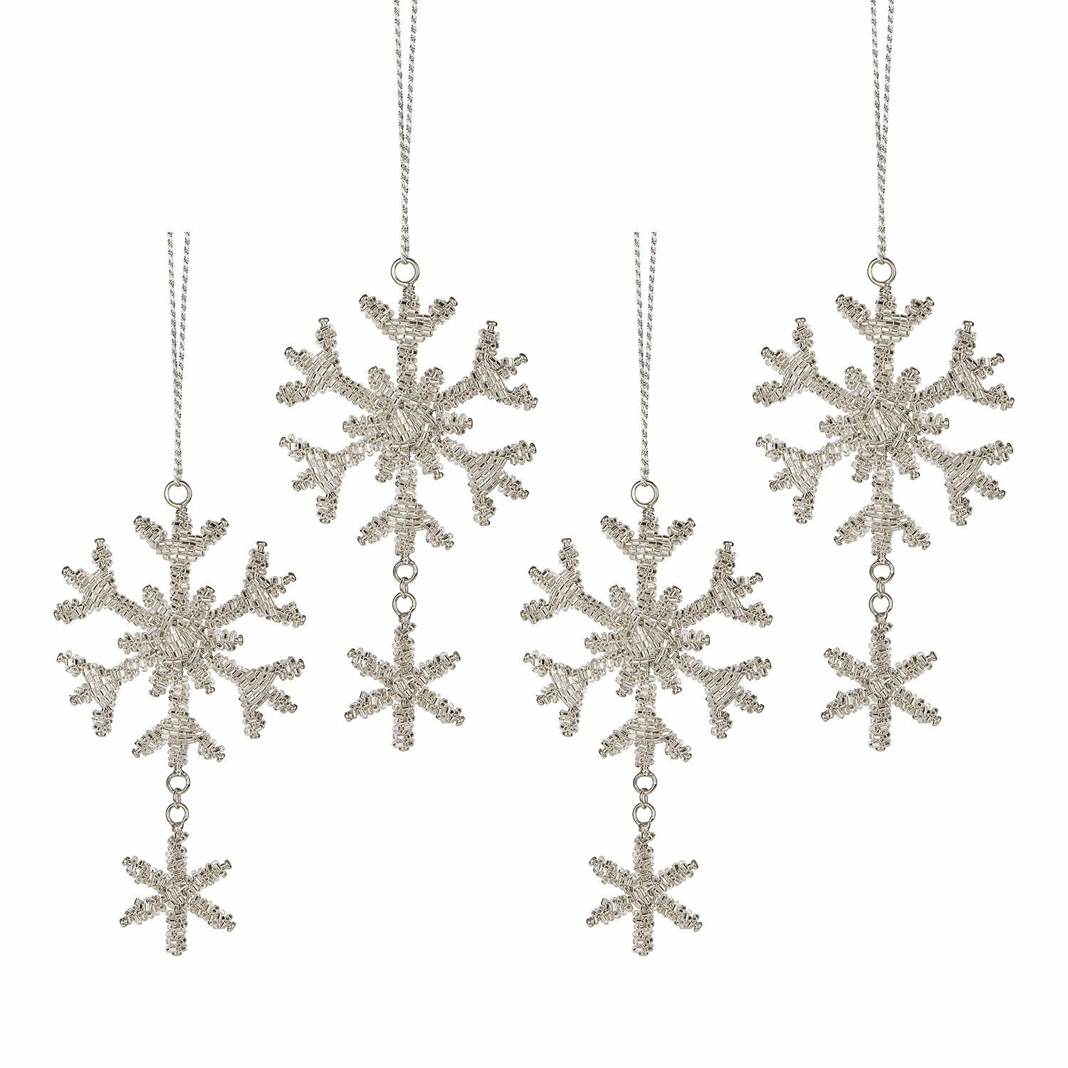 Lot de 4 décorations de Noël Kiresta