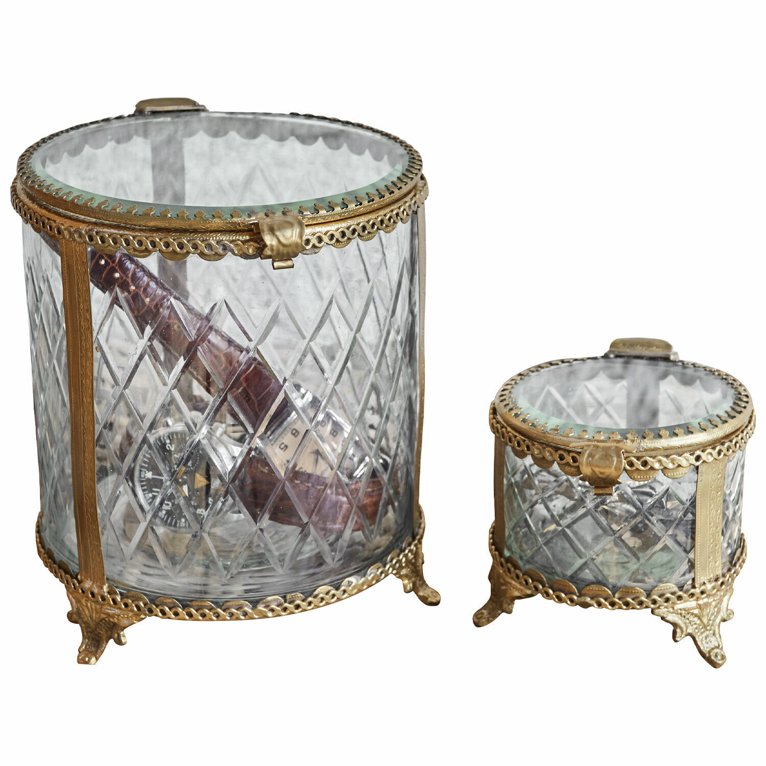 Lot de 2 boîtes en verre Svelteque