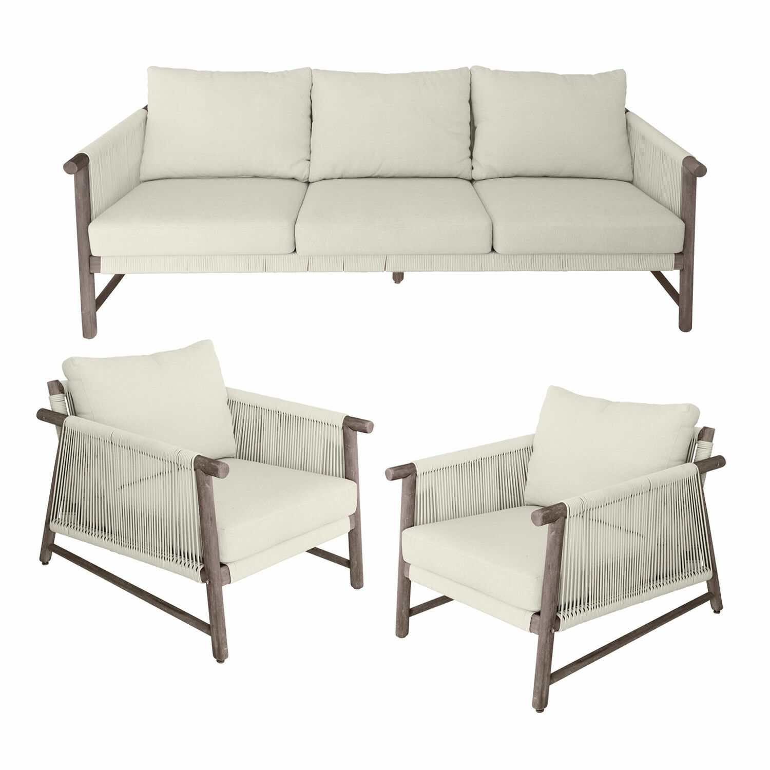 Salon de jardin FSC®-100% Clarmontaine