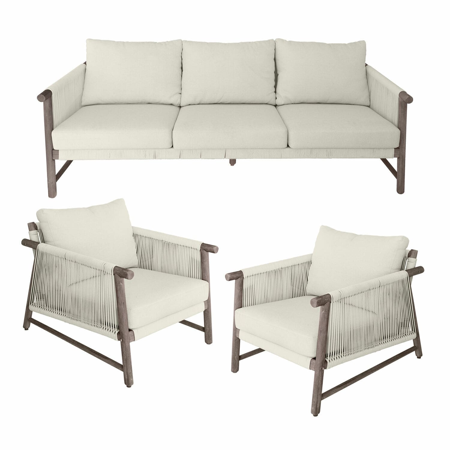 Salon de jardin FSC®-100% Clarmontaine