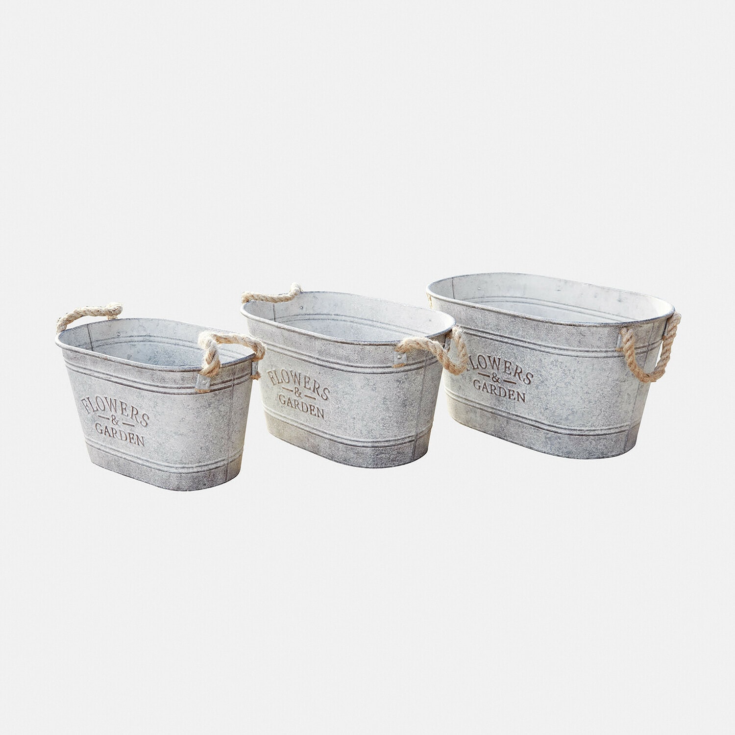 Lot de 3 cache-pots Merrin