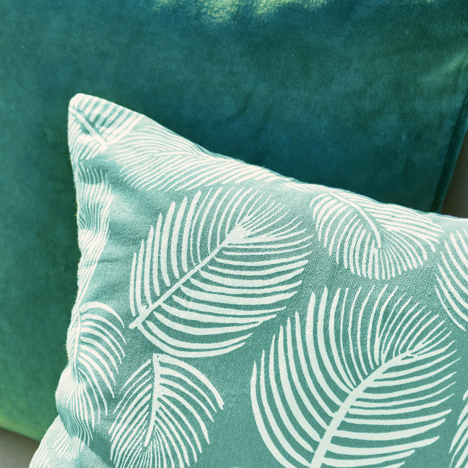 Lot de 2 housses de coussins Wisdor