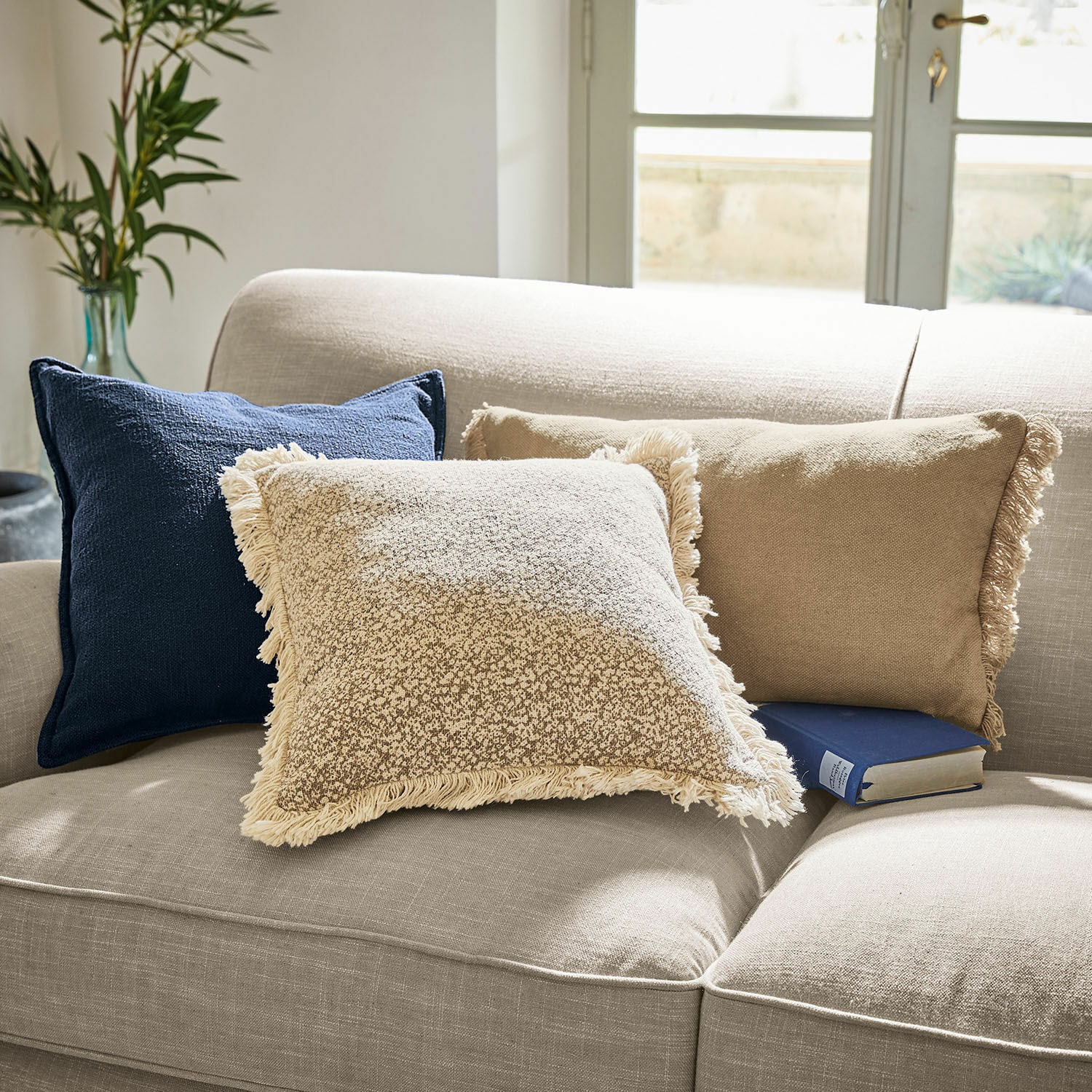 Lot de 3 housses de coussins Autrey