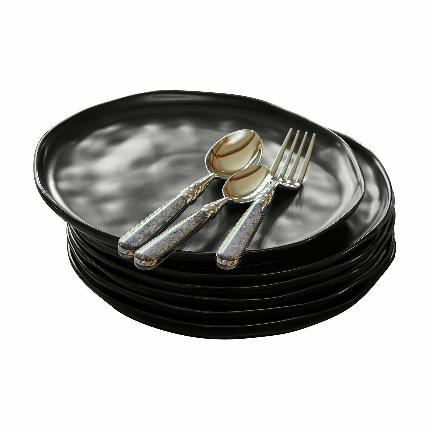 Lot de 6 assiettes Biarré