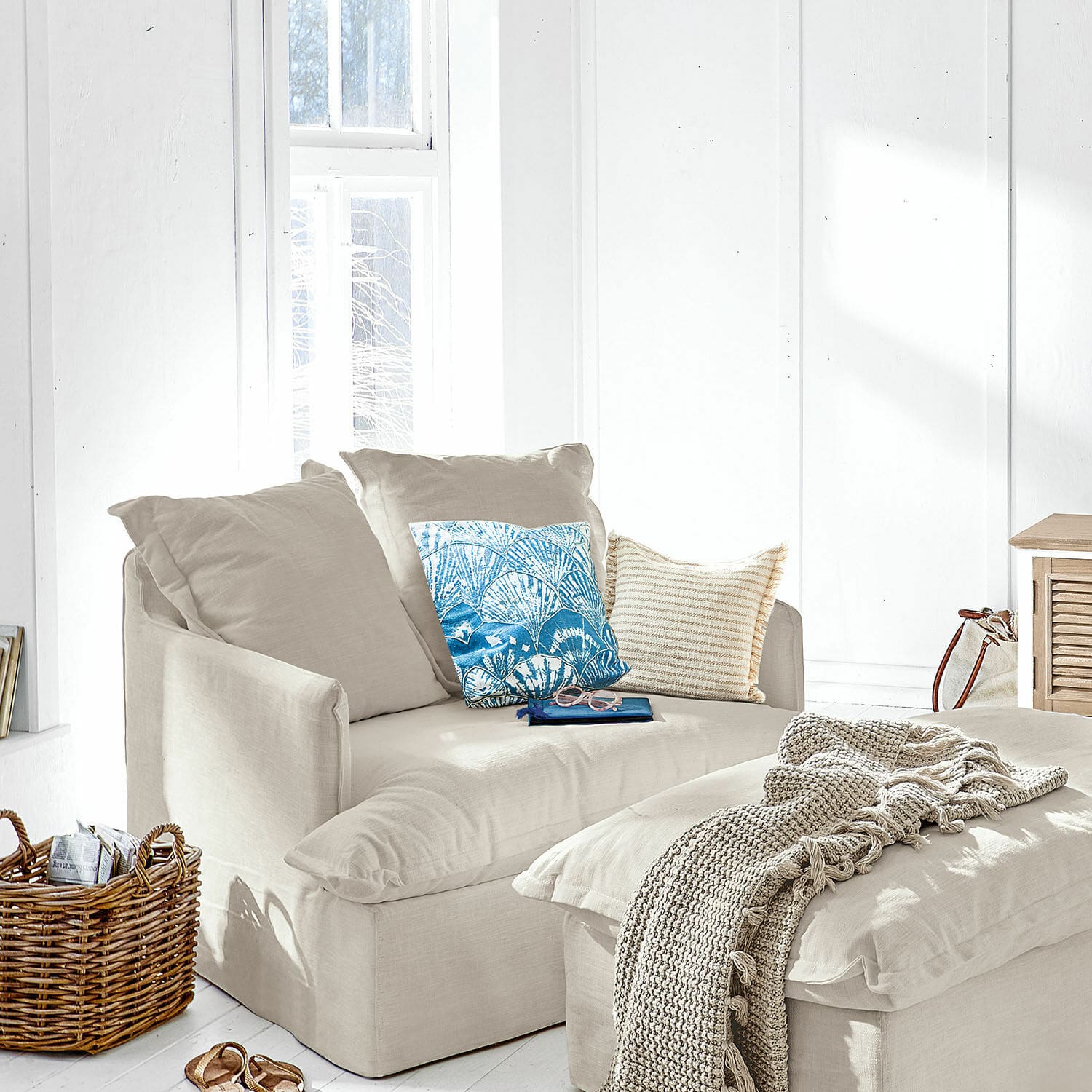 Lot de 2 housses de coussins Faro