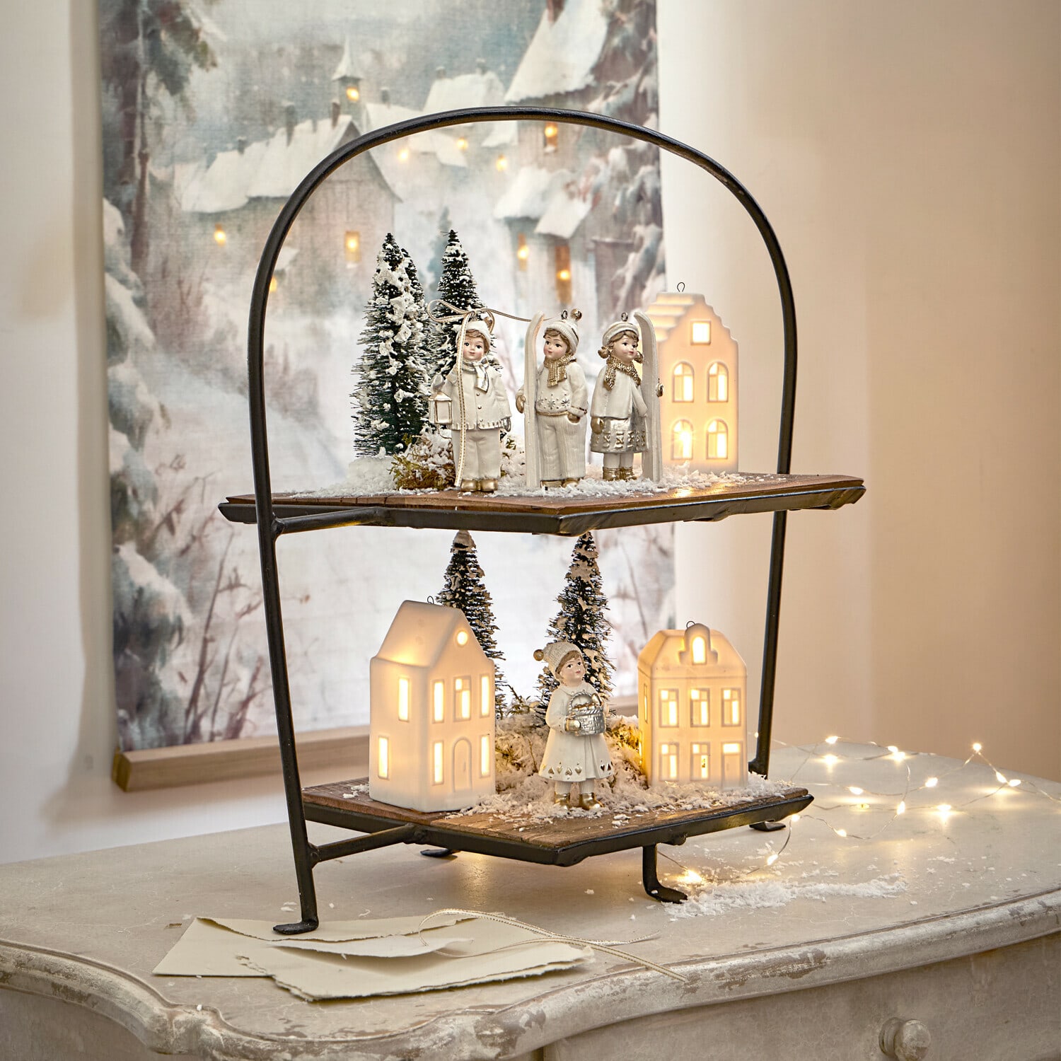 Lot de 4 décorations à suspendre Eirikholt