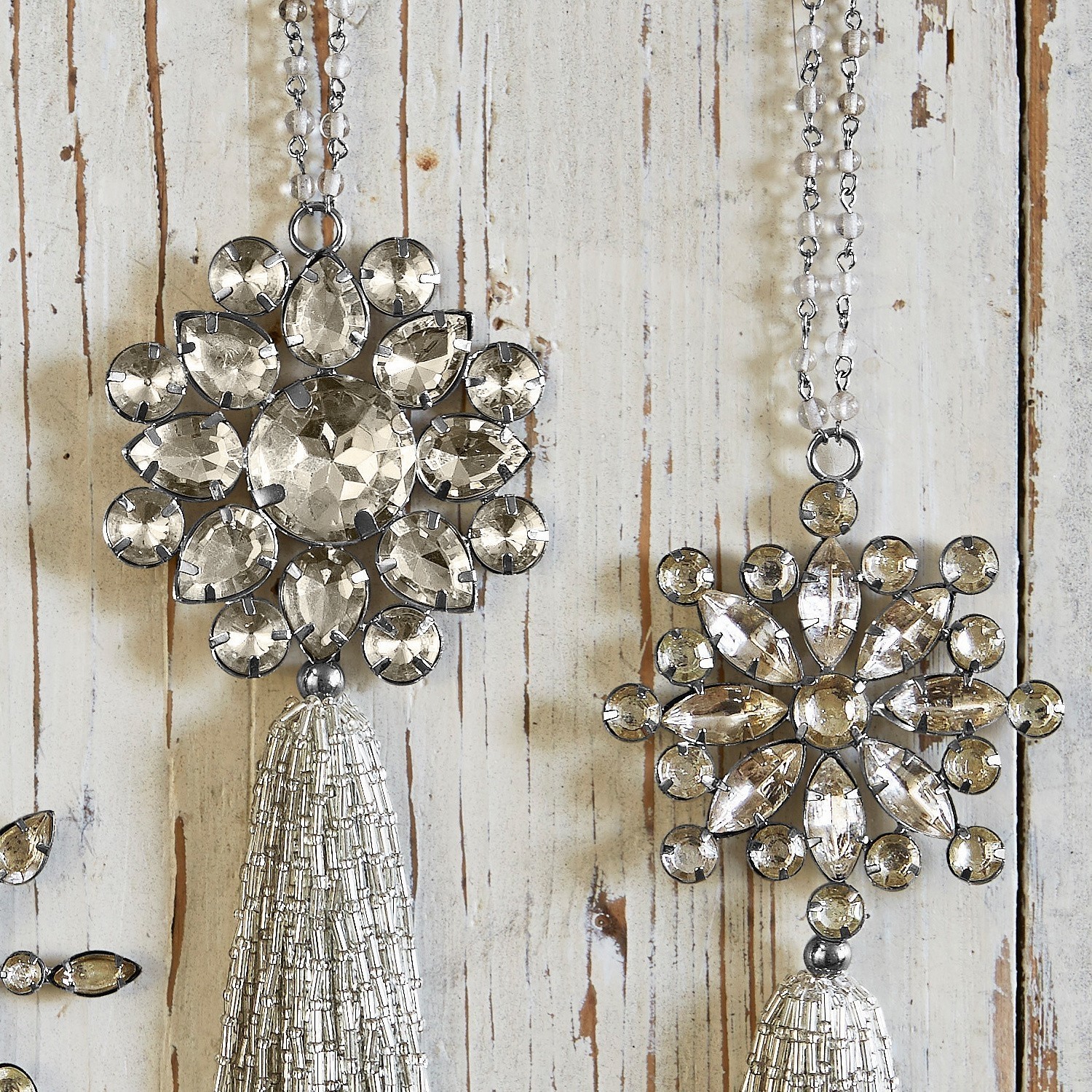 Lot de 3 décorations de Noël Pirey