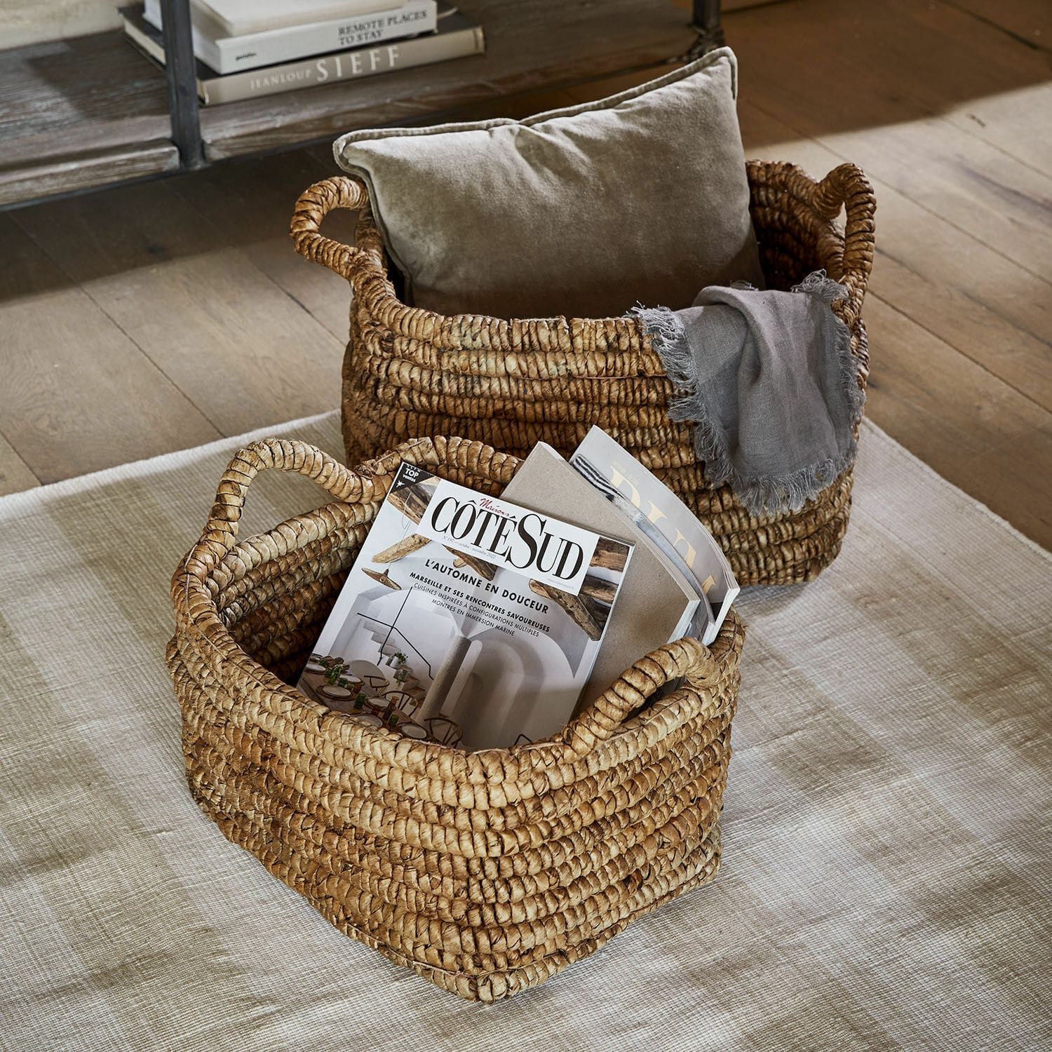 Lot de 2 paniers Romilly