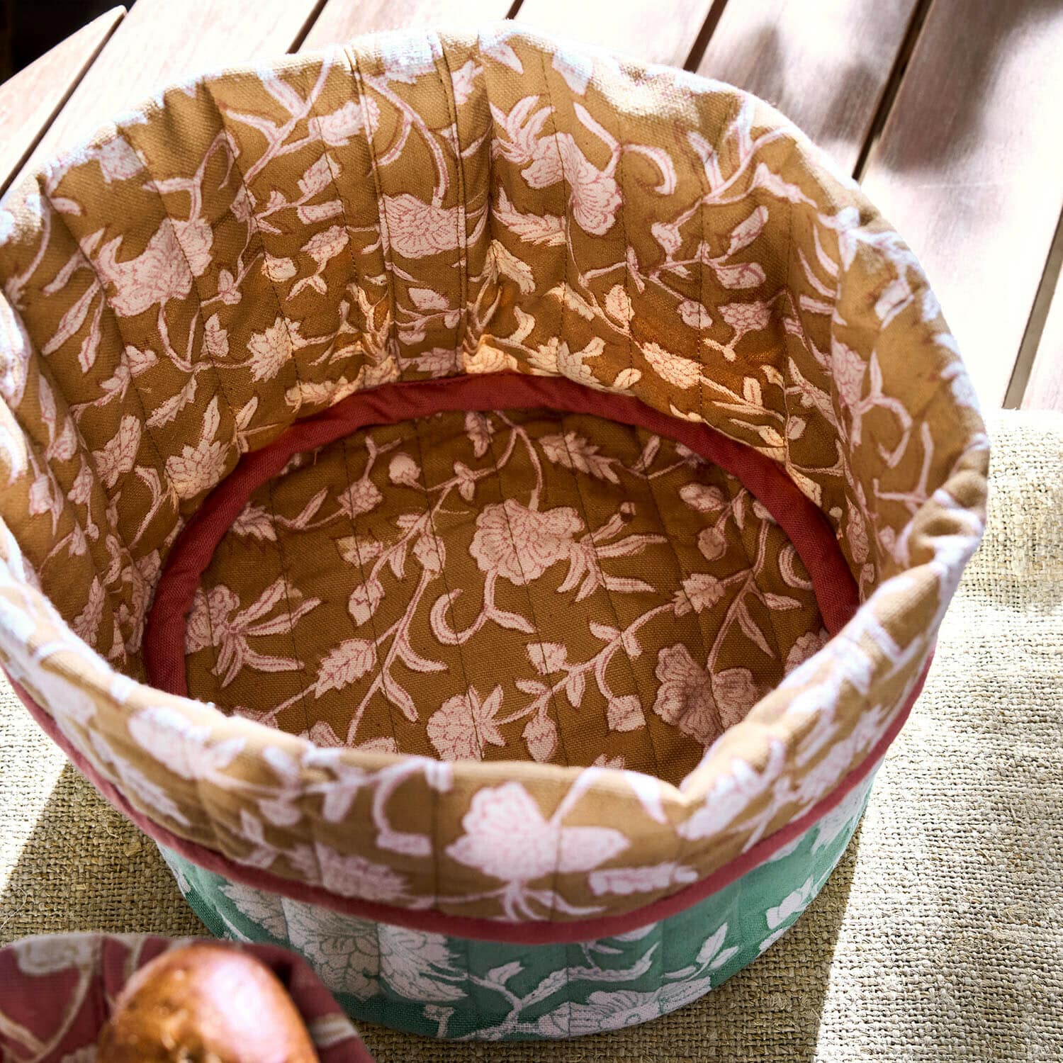 Lot de 2 paniers Fleuronnes