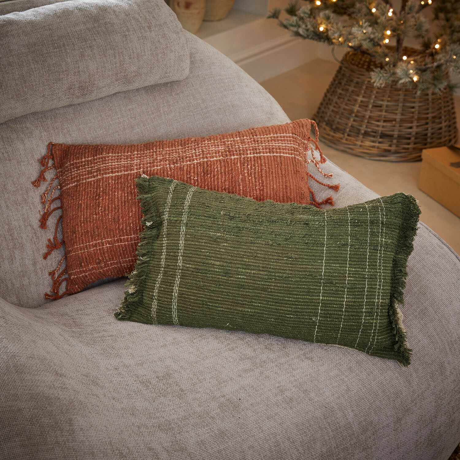 Lot de 2 housses de coussins Winlow