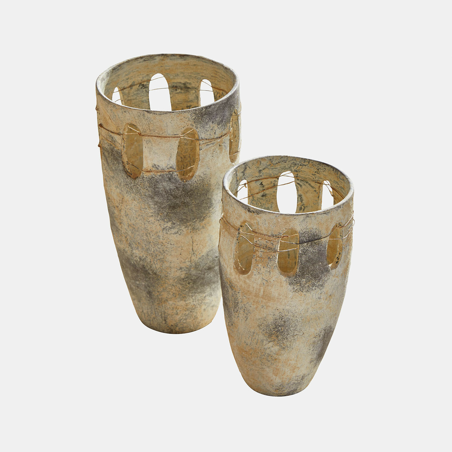 Lot de 2 vases Delunas