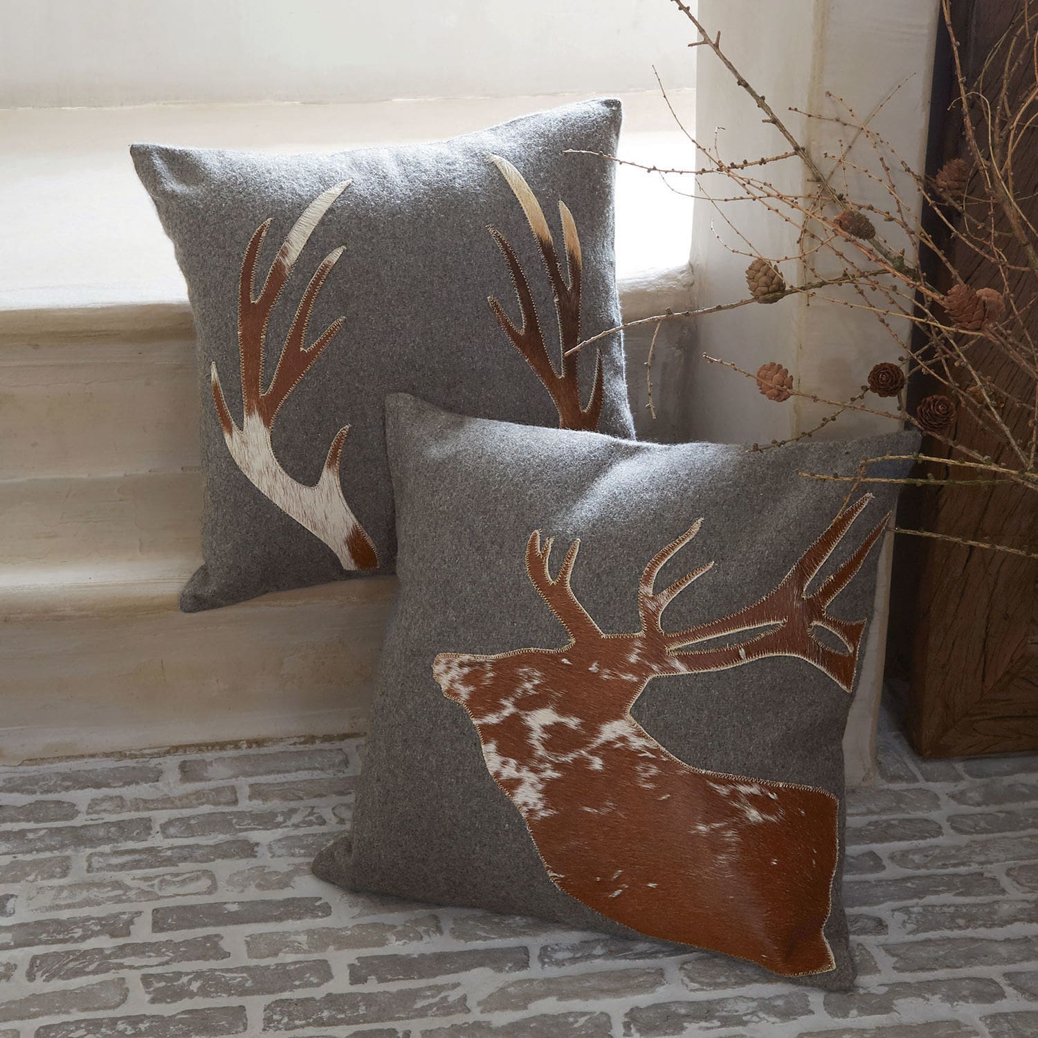 Lot de 2 coussins Sazos