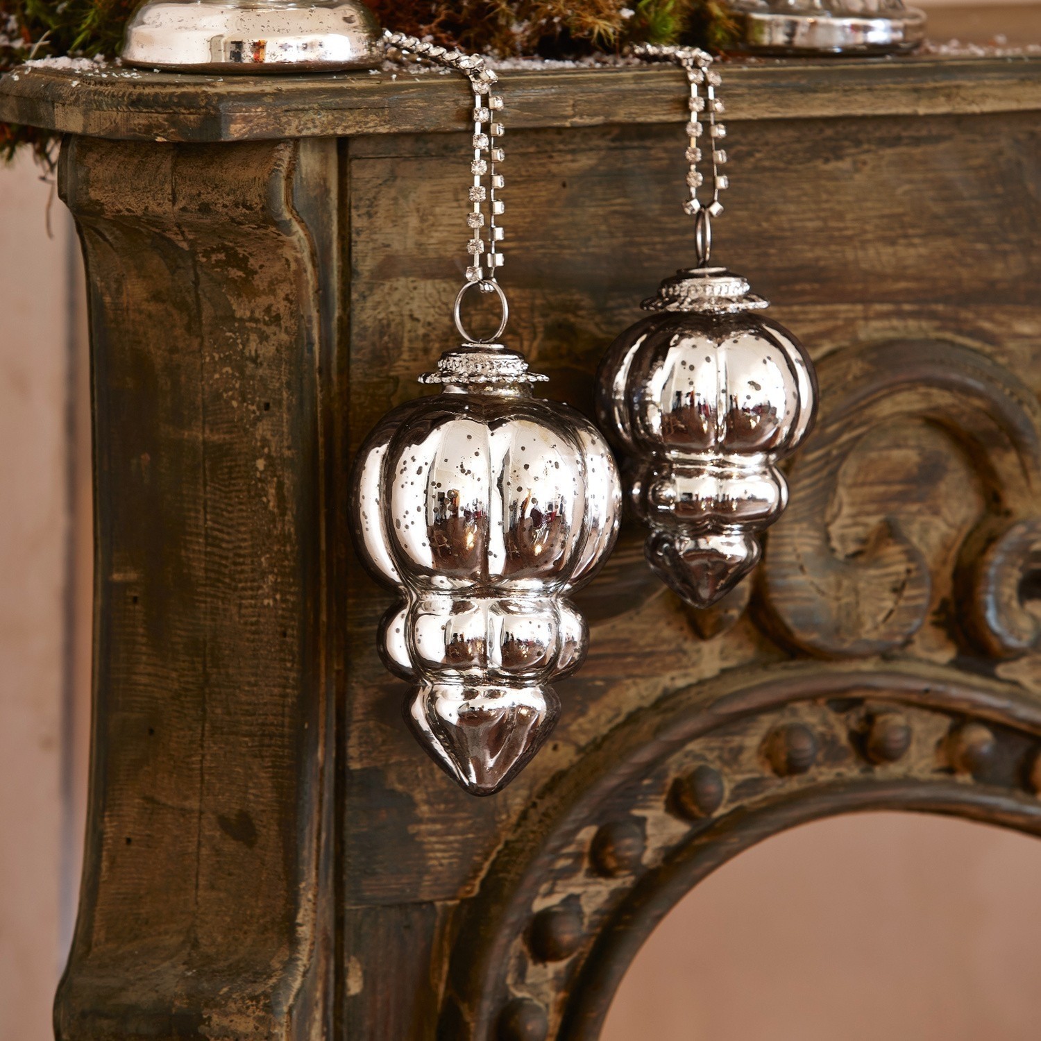 Lot de 6 décorations de Noël Manot
