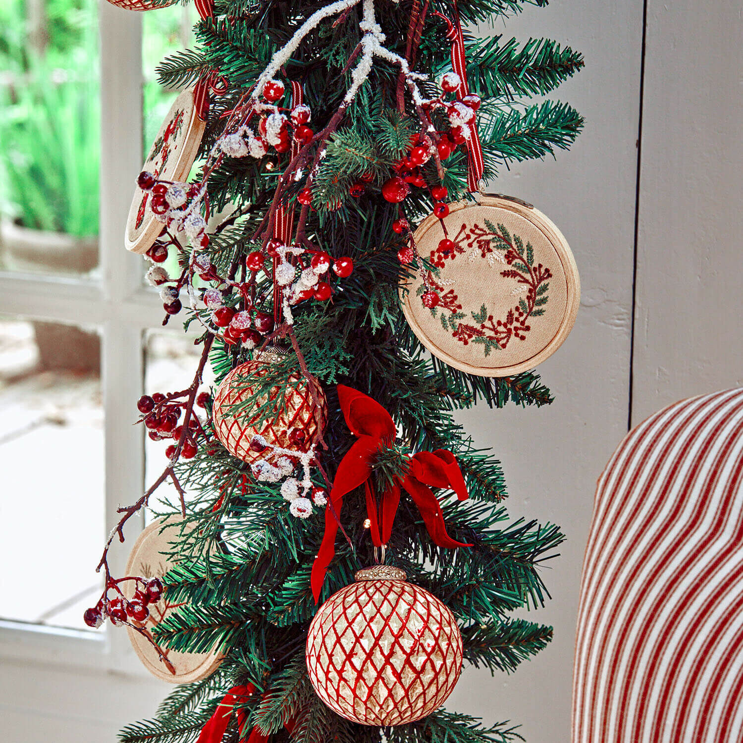 Lot de 4 décorations Seravas