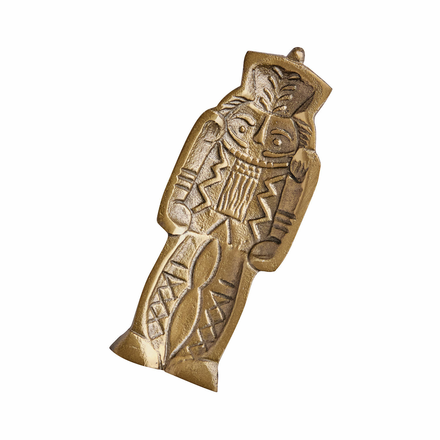 Coupelle Zarilith Figurine décorative en laiton avec motifs géométriques, objet d'art pour décoration intérieure