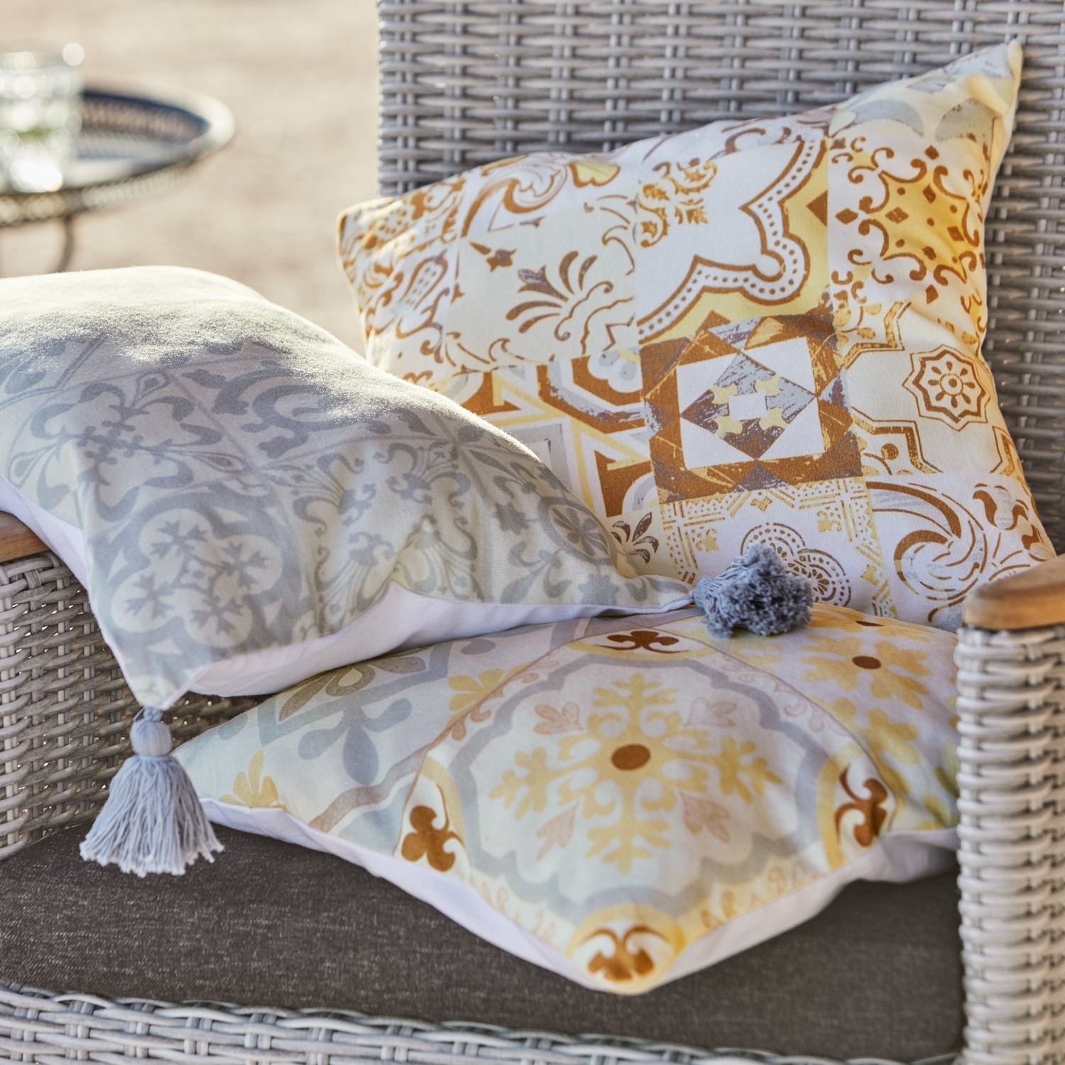 Lot de 3 coussins Flagstone