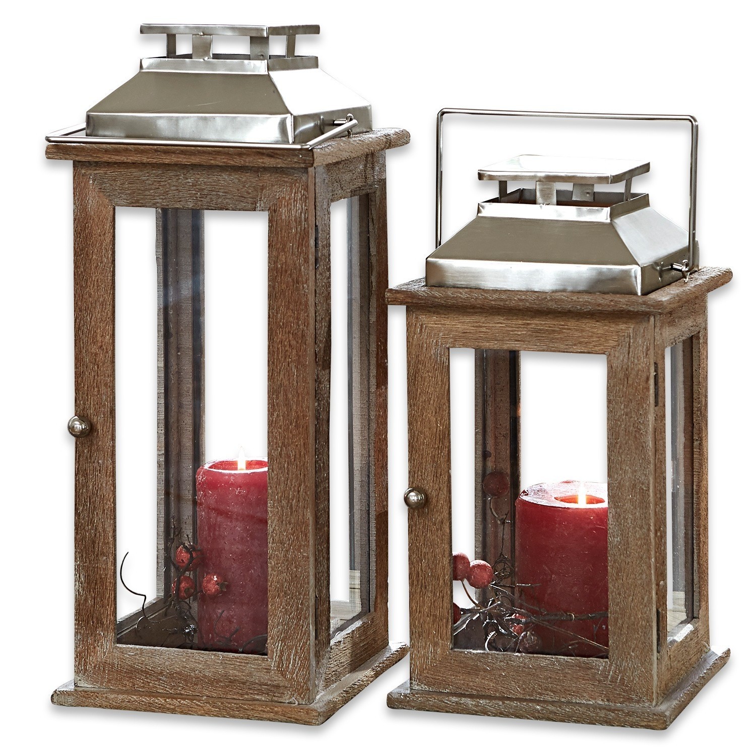 Lot de 2 lanternes Bouhet