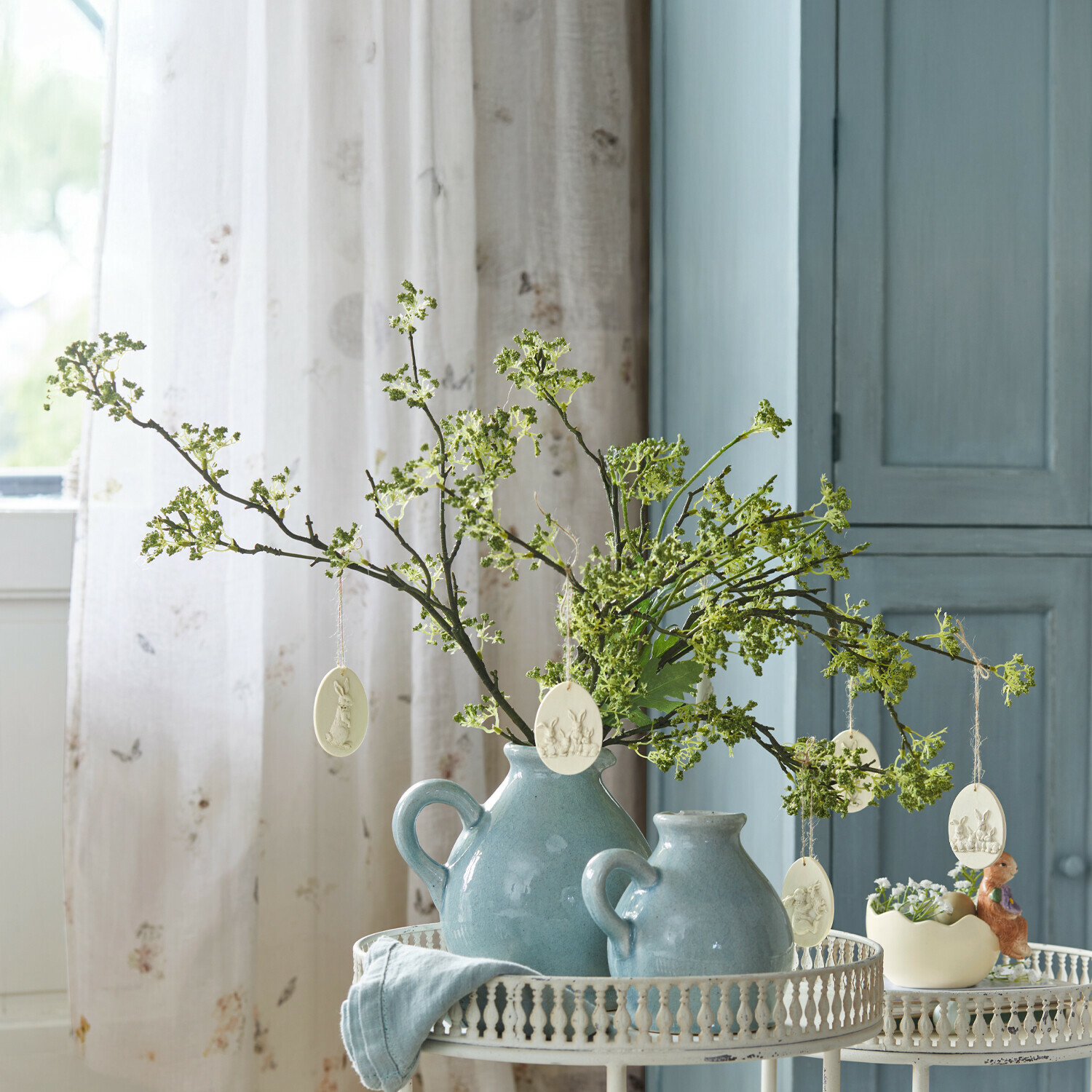 Lot de 2 fleurs décoratives Mormant