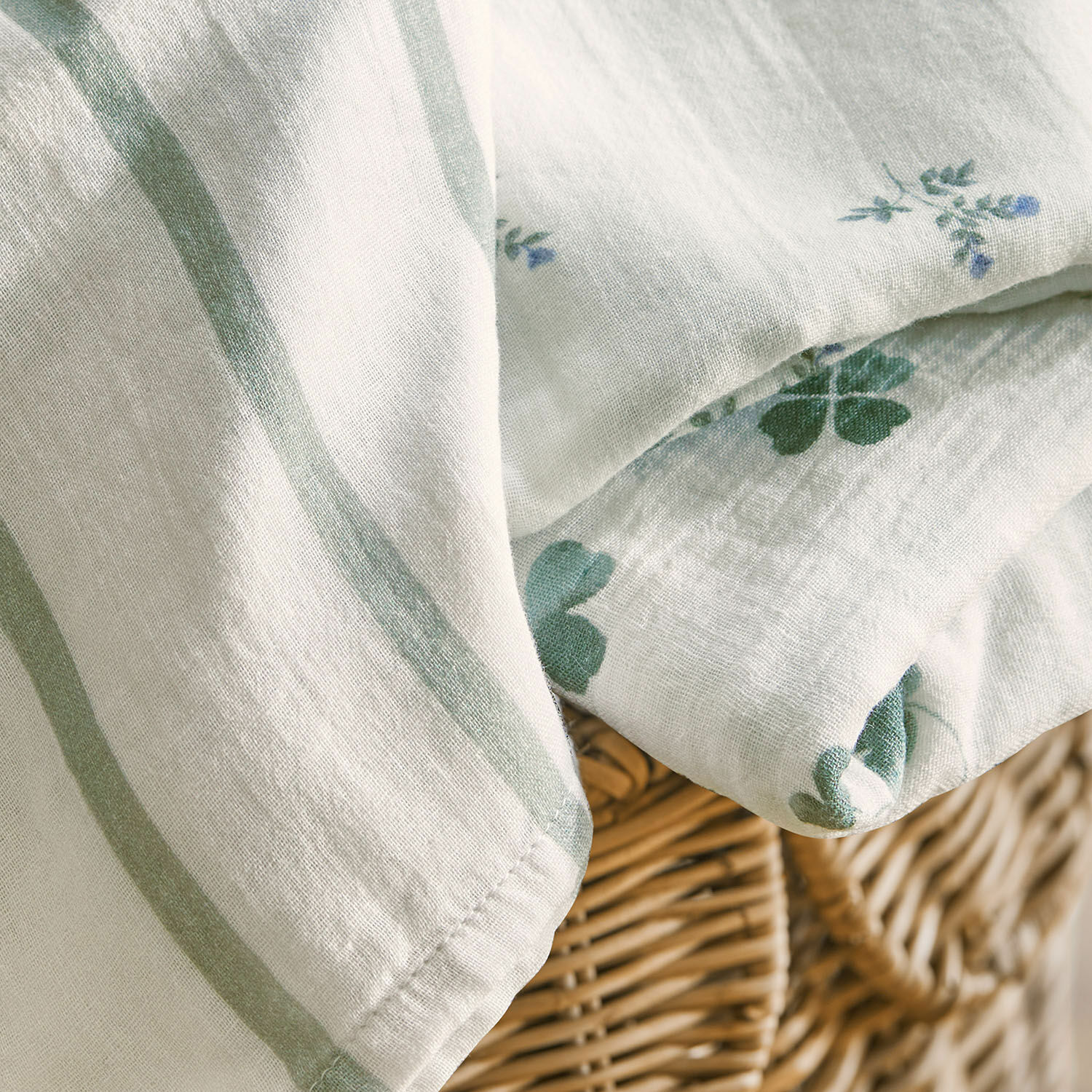 Lot de 3 lingettes en mousseline Nymariel