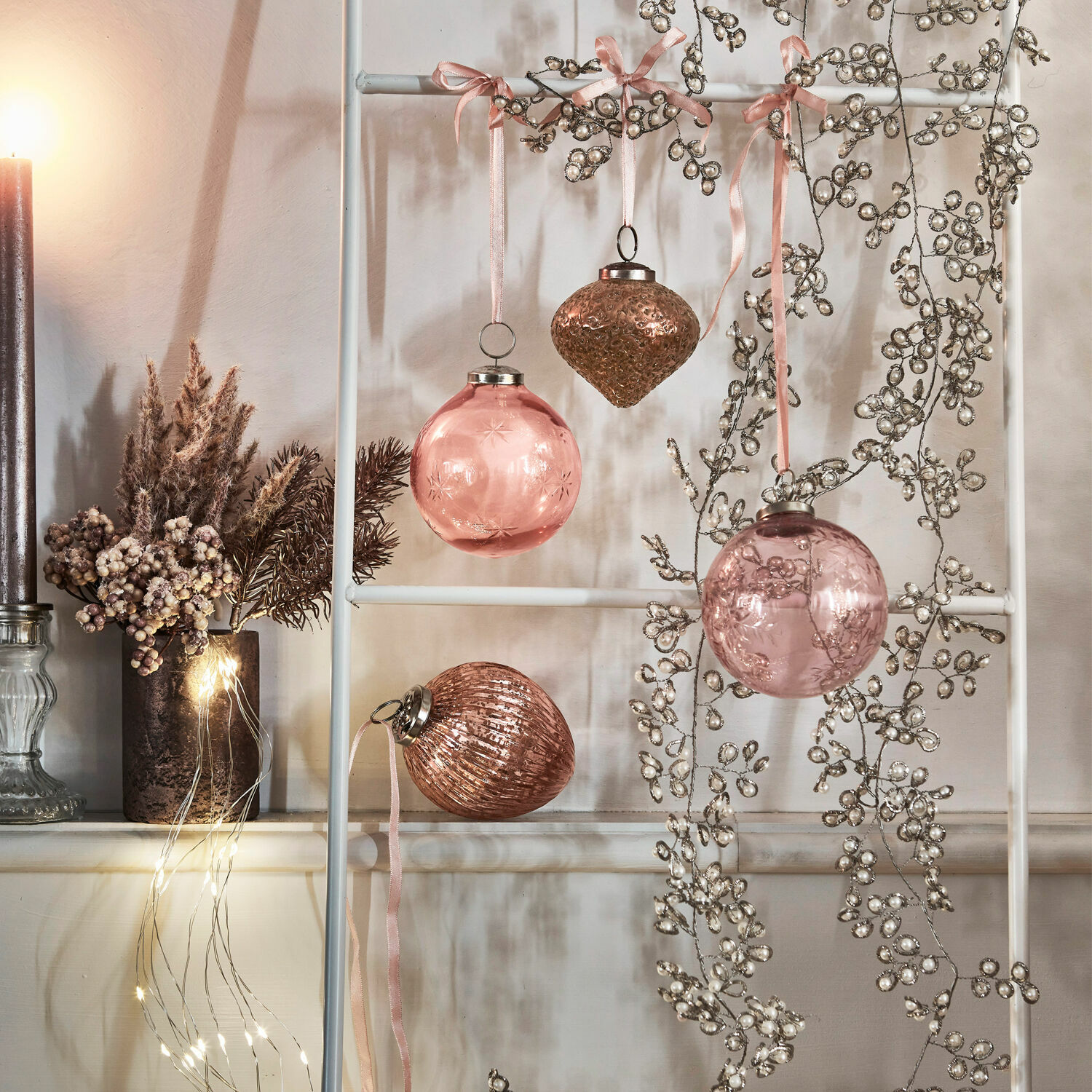 Lot de 4 décorations de Noël Katie