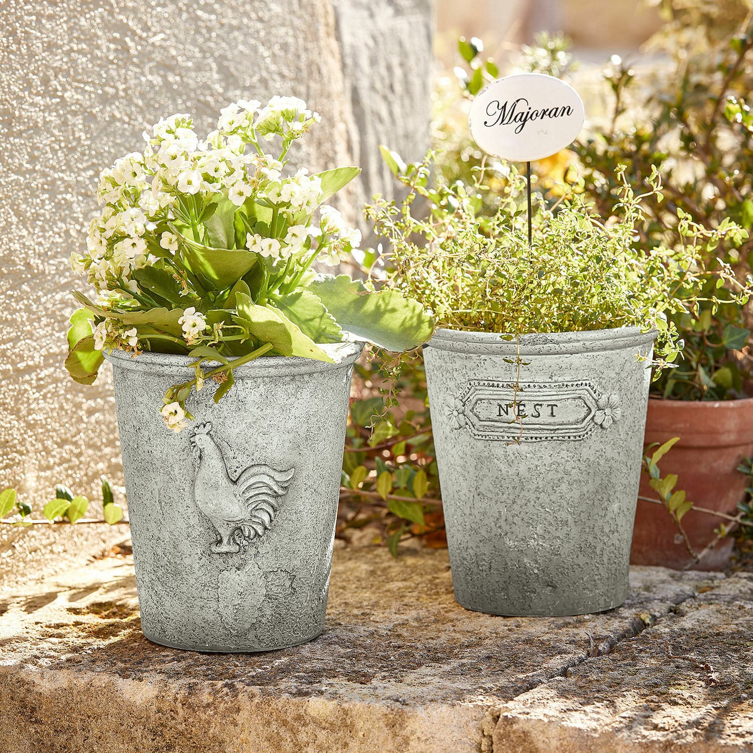Lot de 2 cache-pots Bennwil