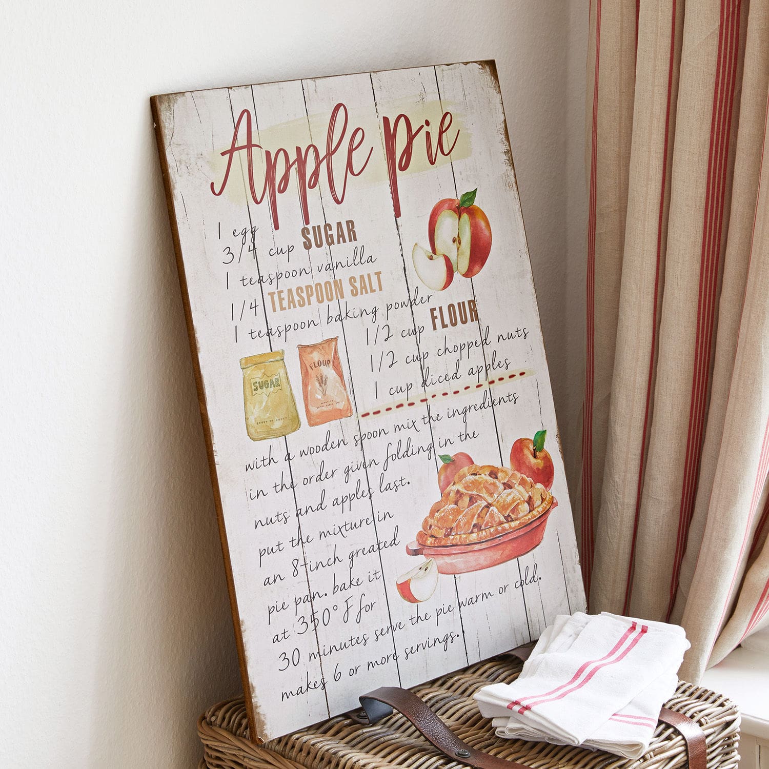 Panneau décoratif Apple Pie