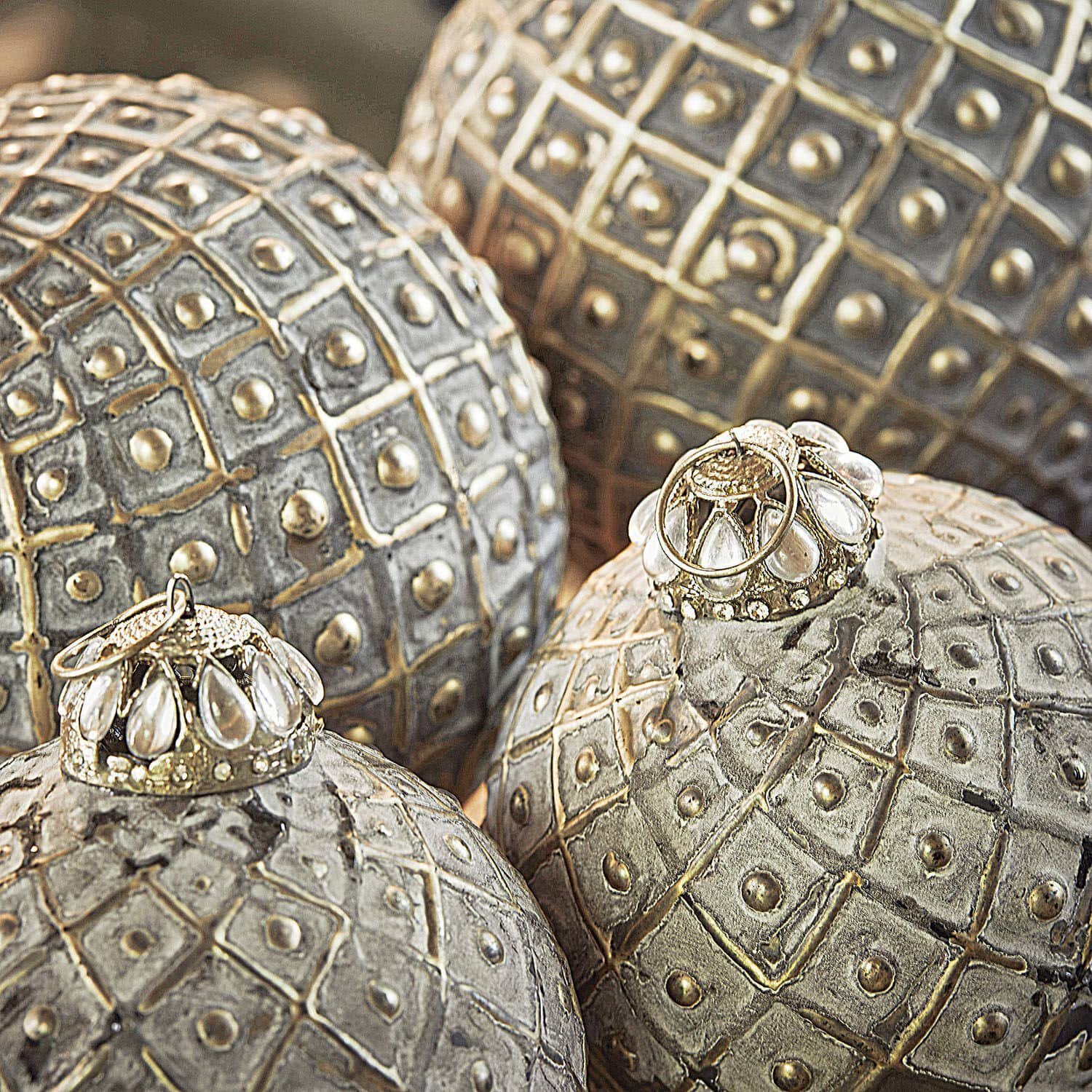 Lot de 6 décorations de Noël Lucero