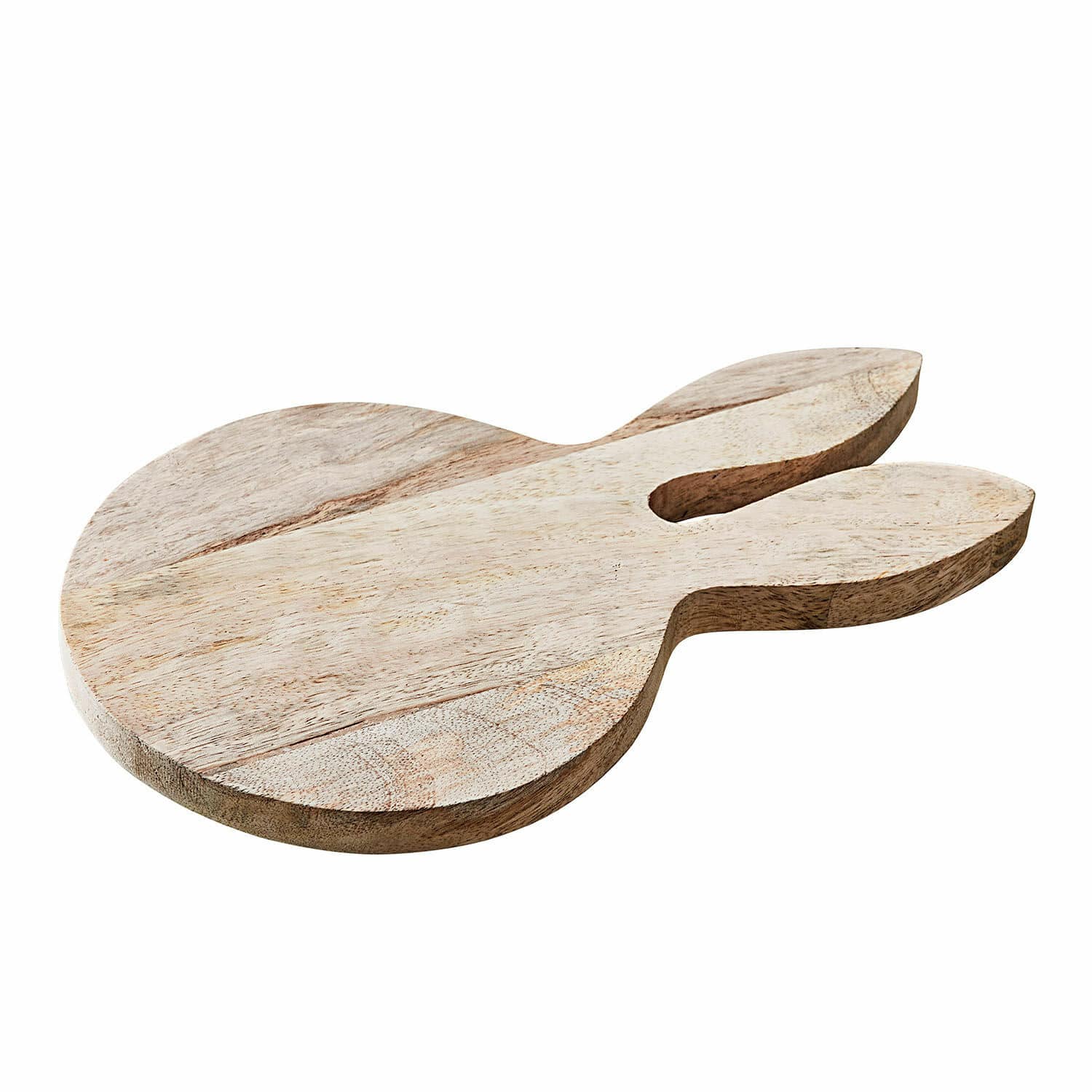 Planche à découper Nante Planche à découper en bois de manguier forme lapin, couleur naturelle, accessoire cuisine