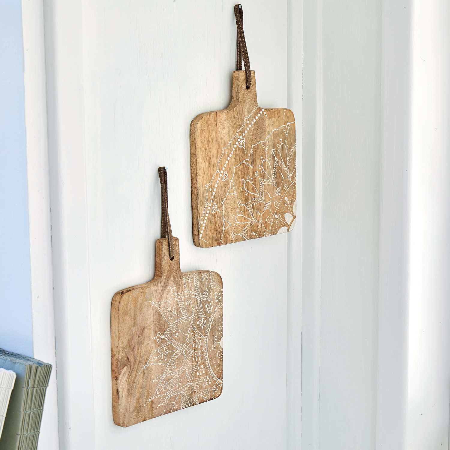 Lot de 2 panneaux décoratifs Mandala