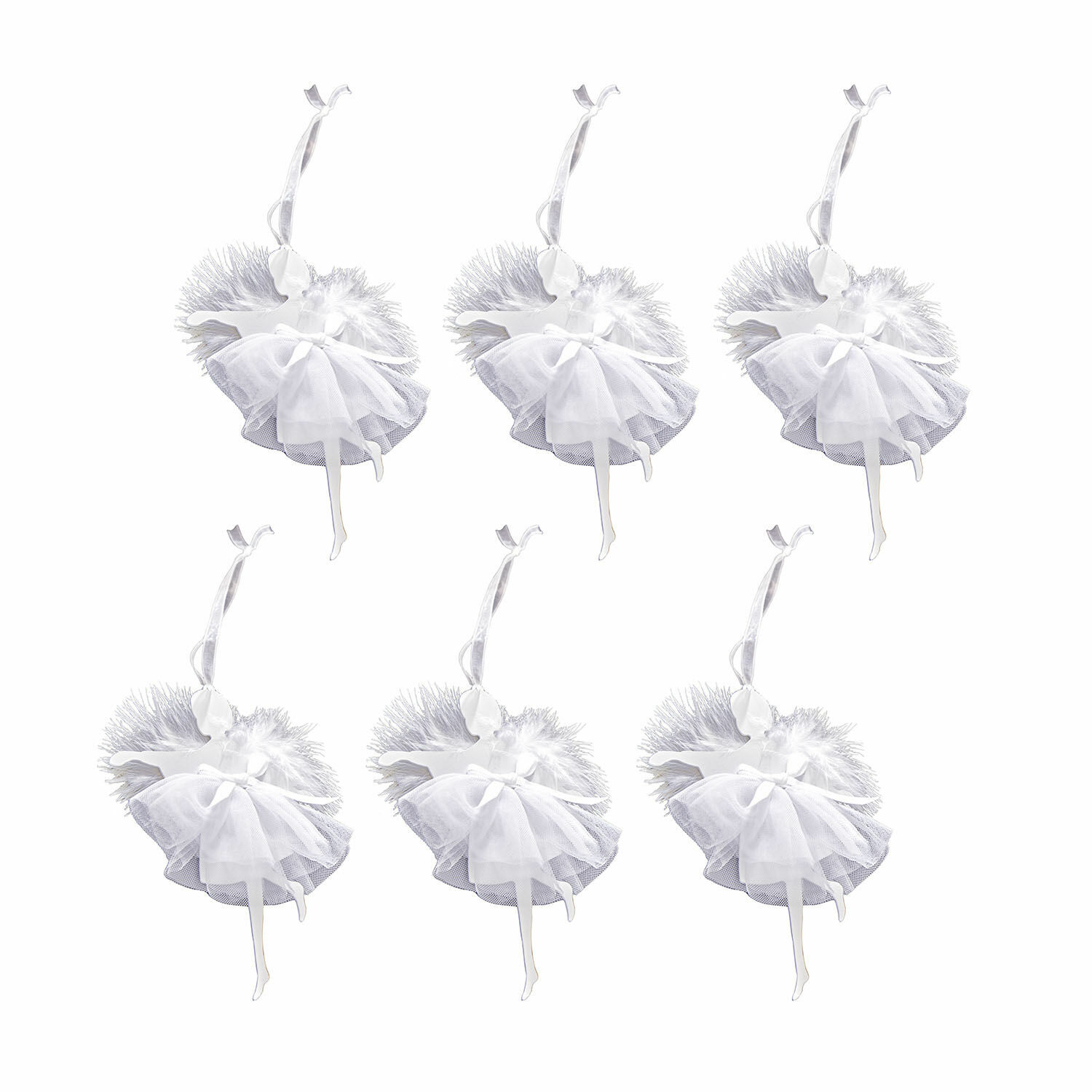Lot de 6 pendentifs à suspendre Ursule