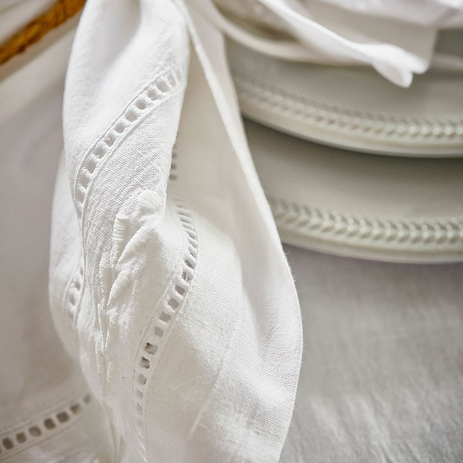 Lot de 4 serviettes de table Ellingford