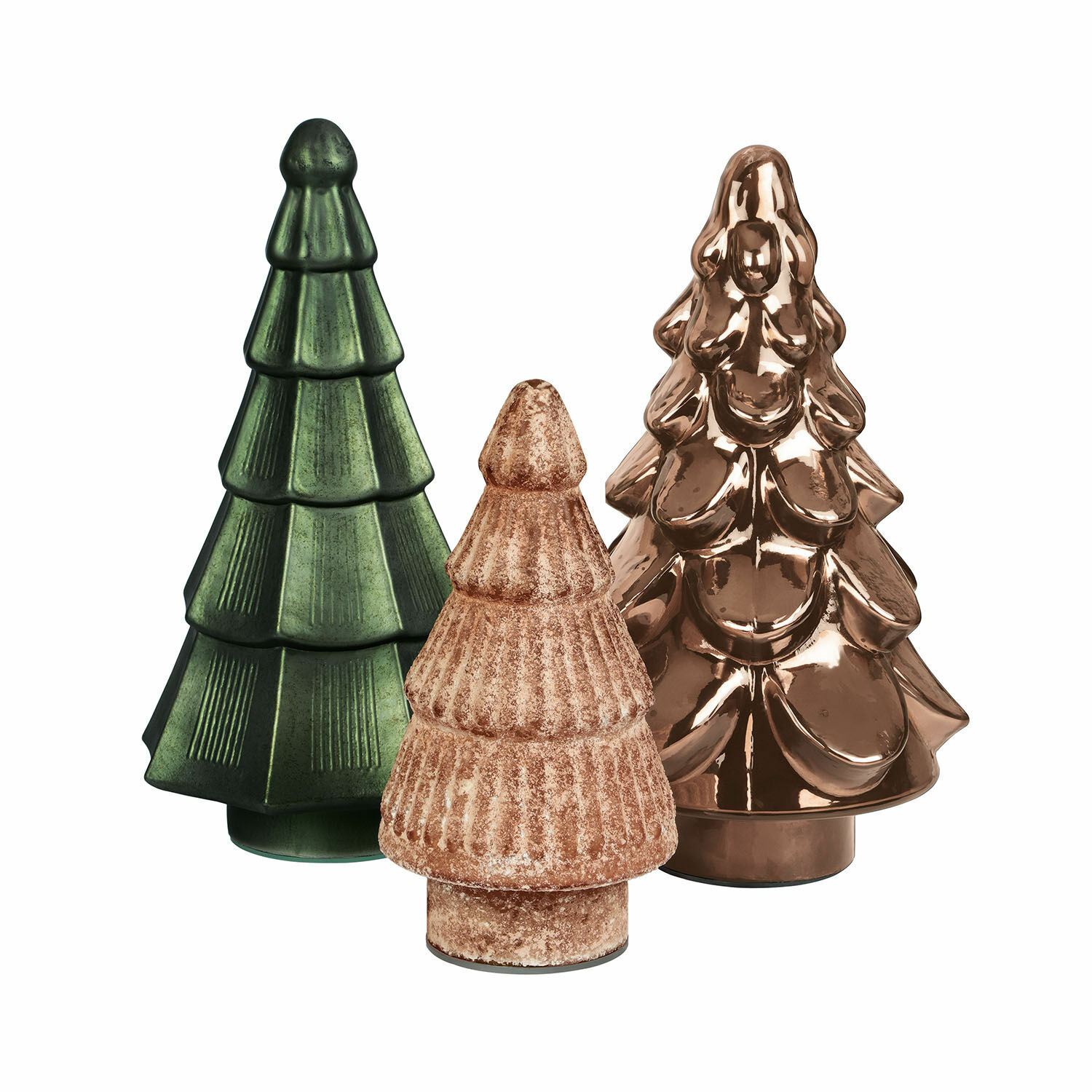 Lot de 3 arbres décoratifs Cheyenne