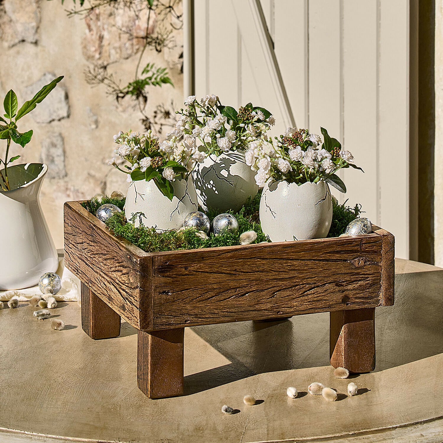 Lot de 3 œufs décoratifs Waverlye