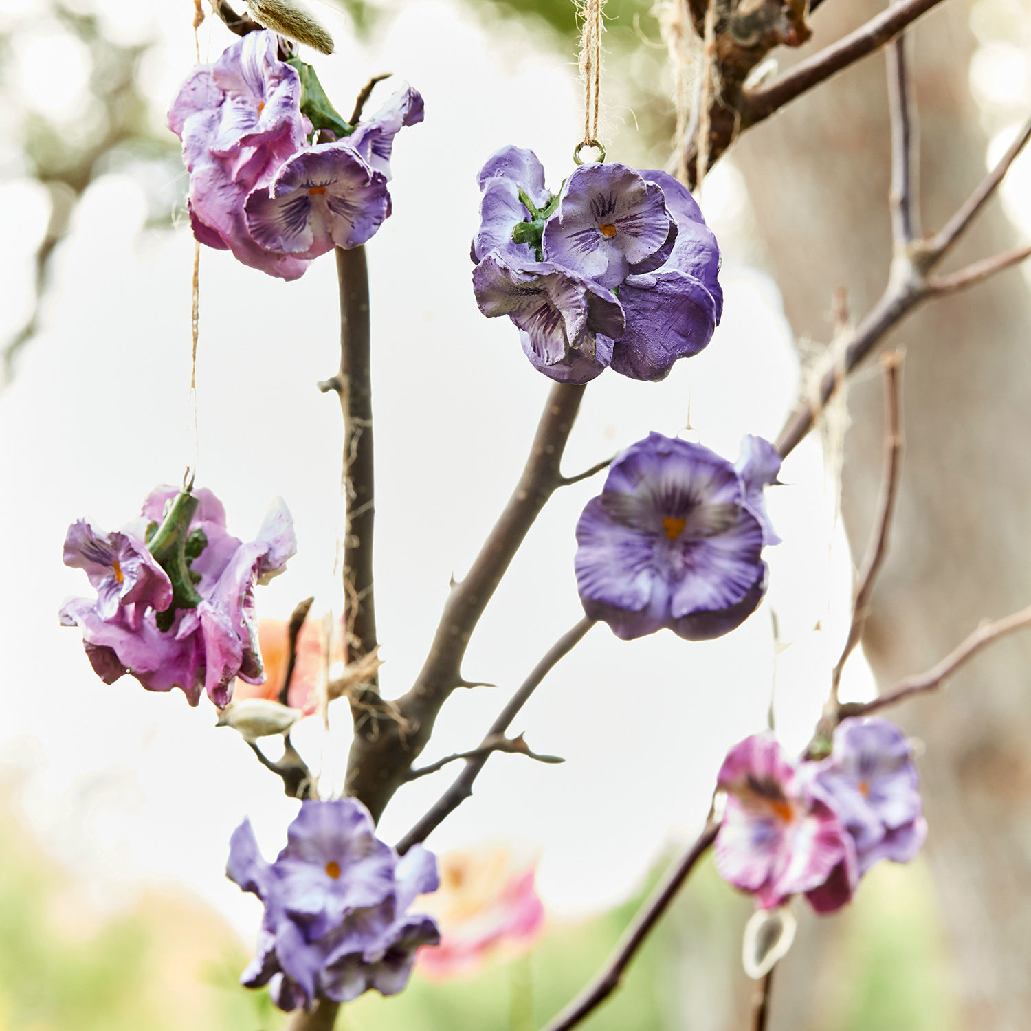 Lot de 6 fleurs déco Jacomo