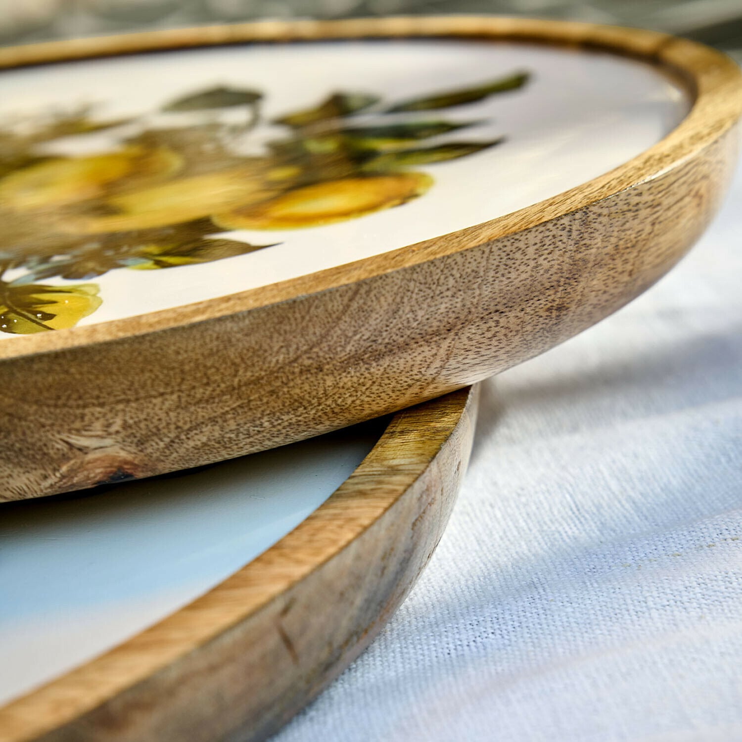 Lot de 2 plateaux Solianne