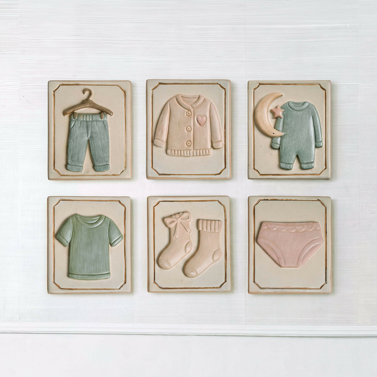 Lot de 6 étiquettes à vêtements Nellini