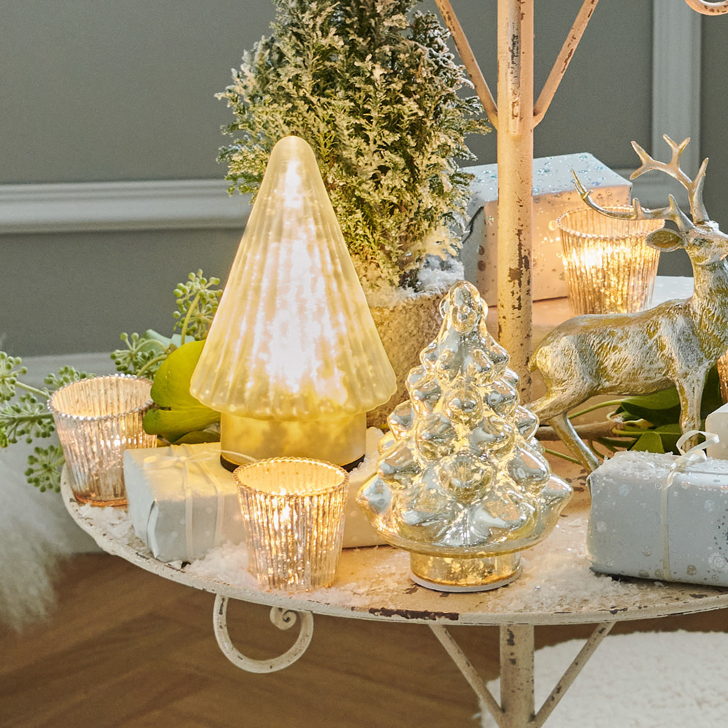 Lot de 3 arbres décoratifs Chloé