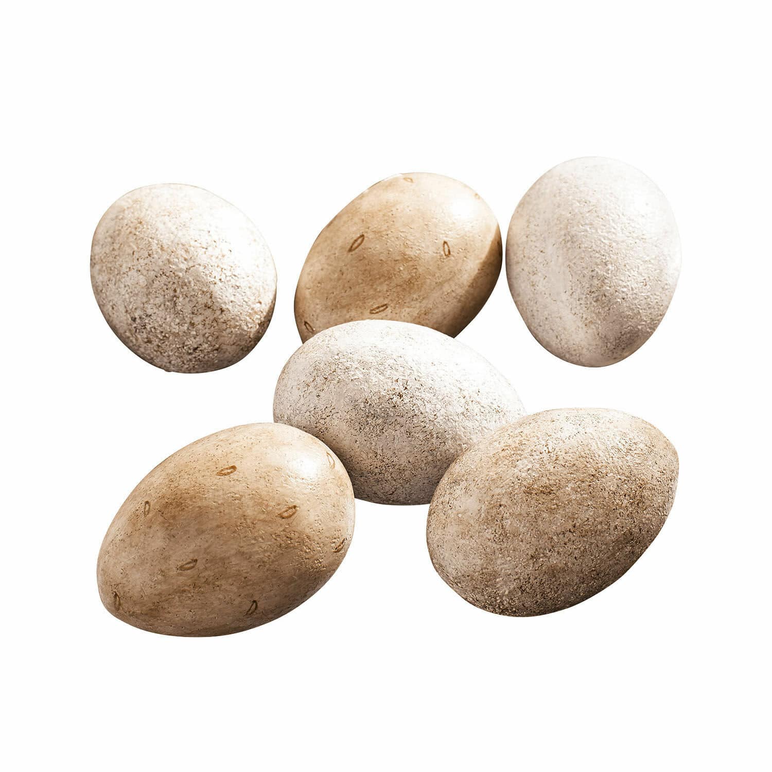 Lot de 6 œufs de Pâques Edrisa