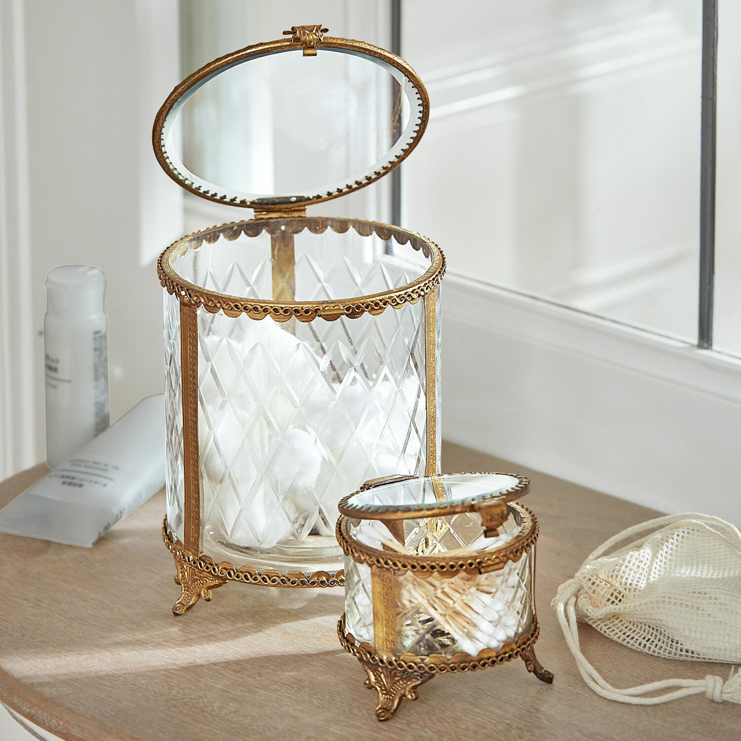 Lot de 2 boîtes en verre Svelteque