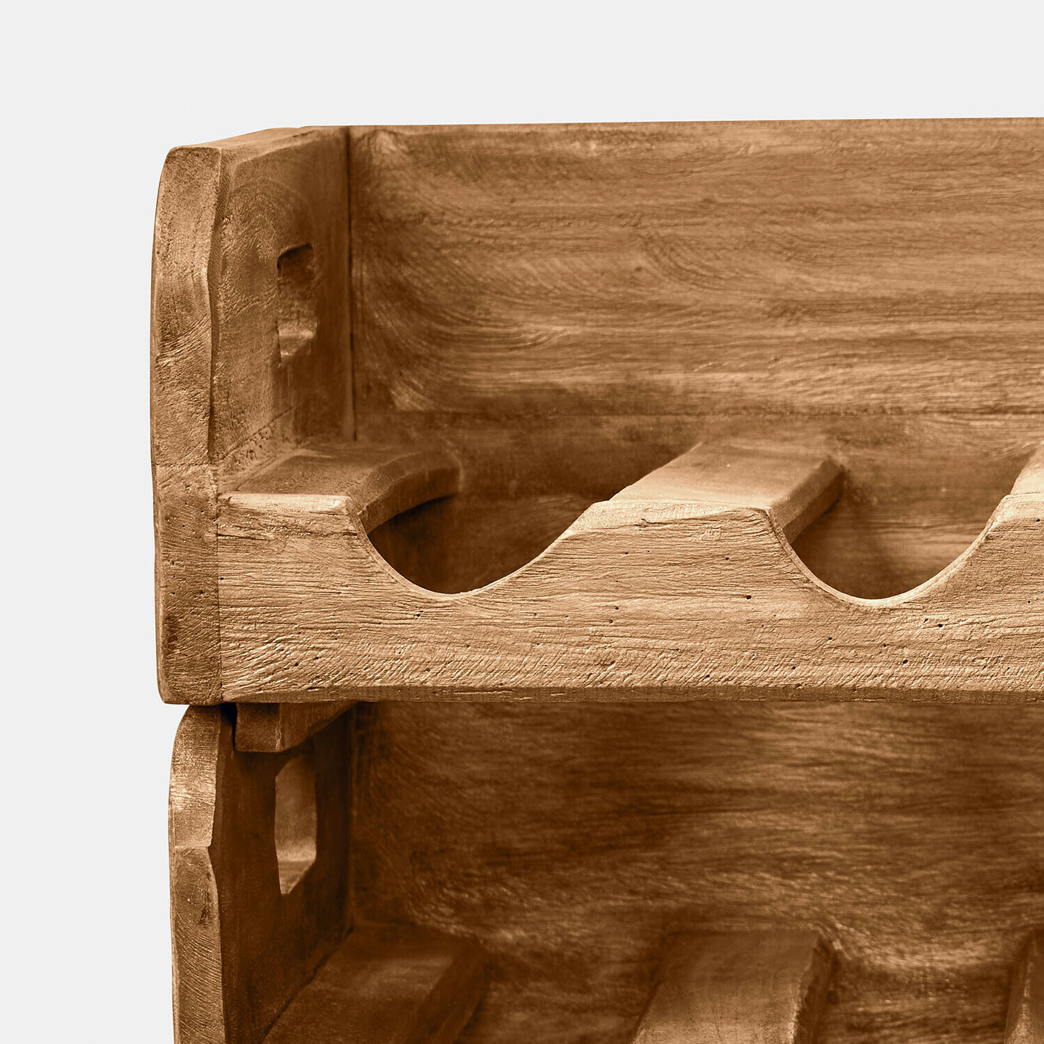 Lot de 2 porte-bouteilles Crestwooden