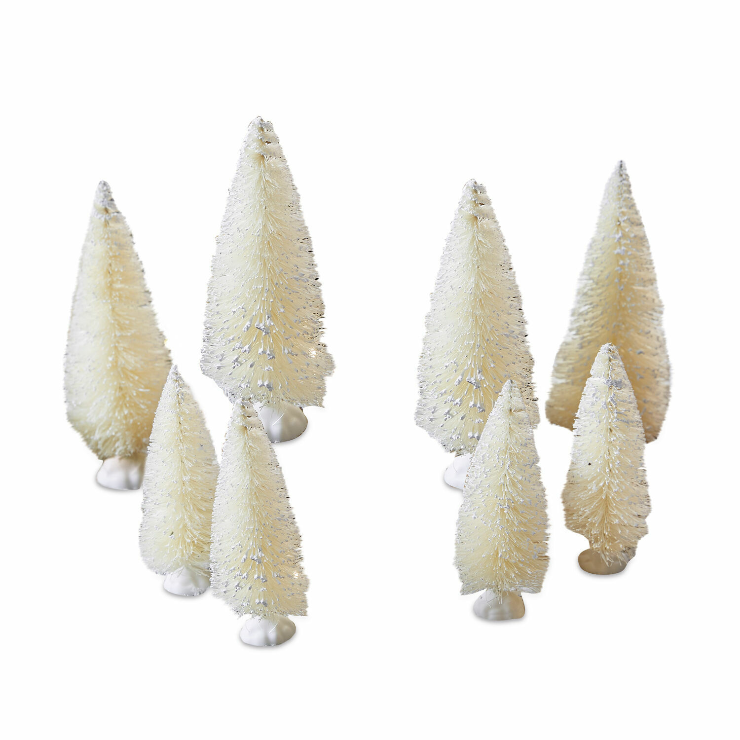 Lot de 8 sapins de décoration Peyton