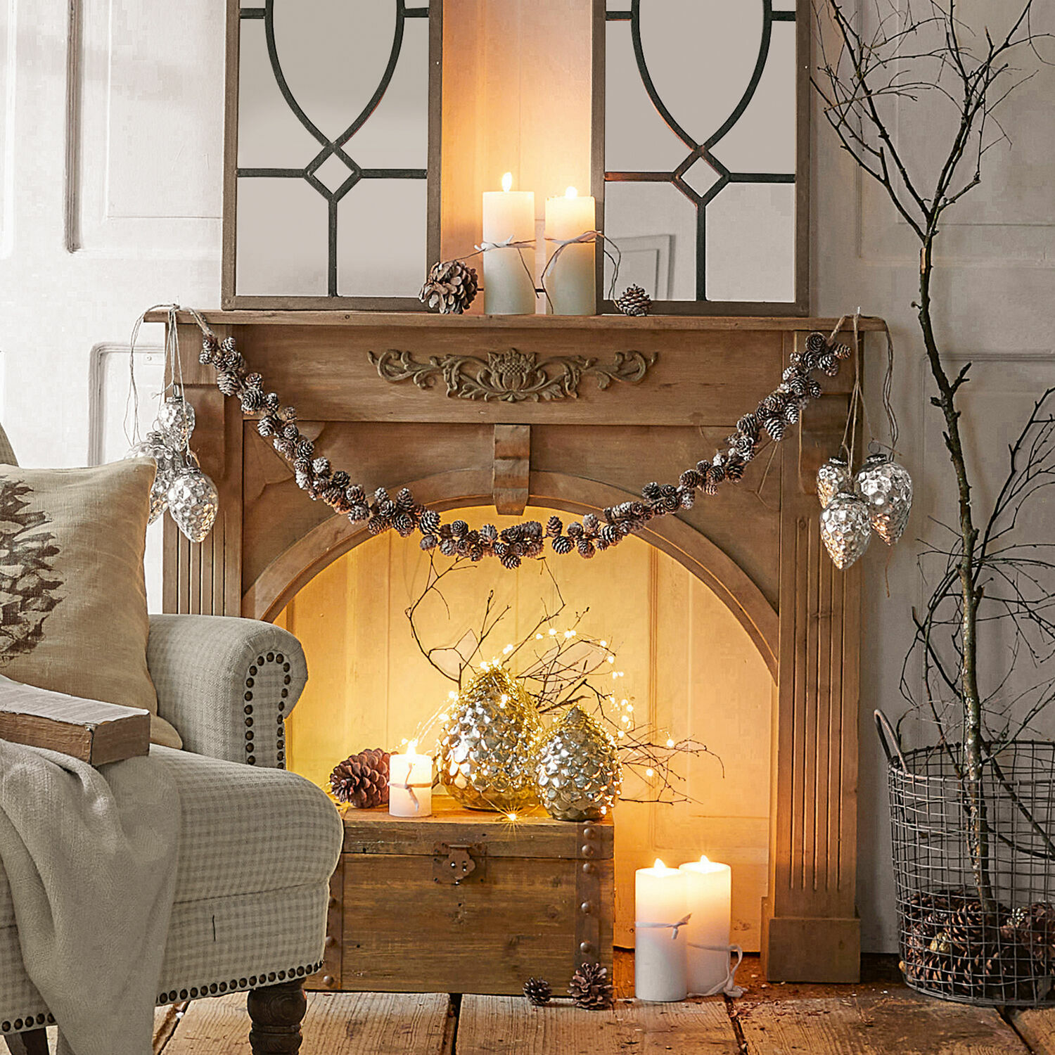Lot de 6 décorations de Noël Colin