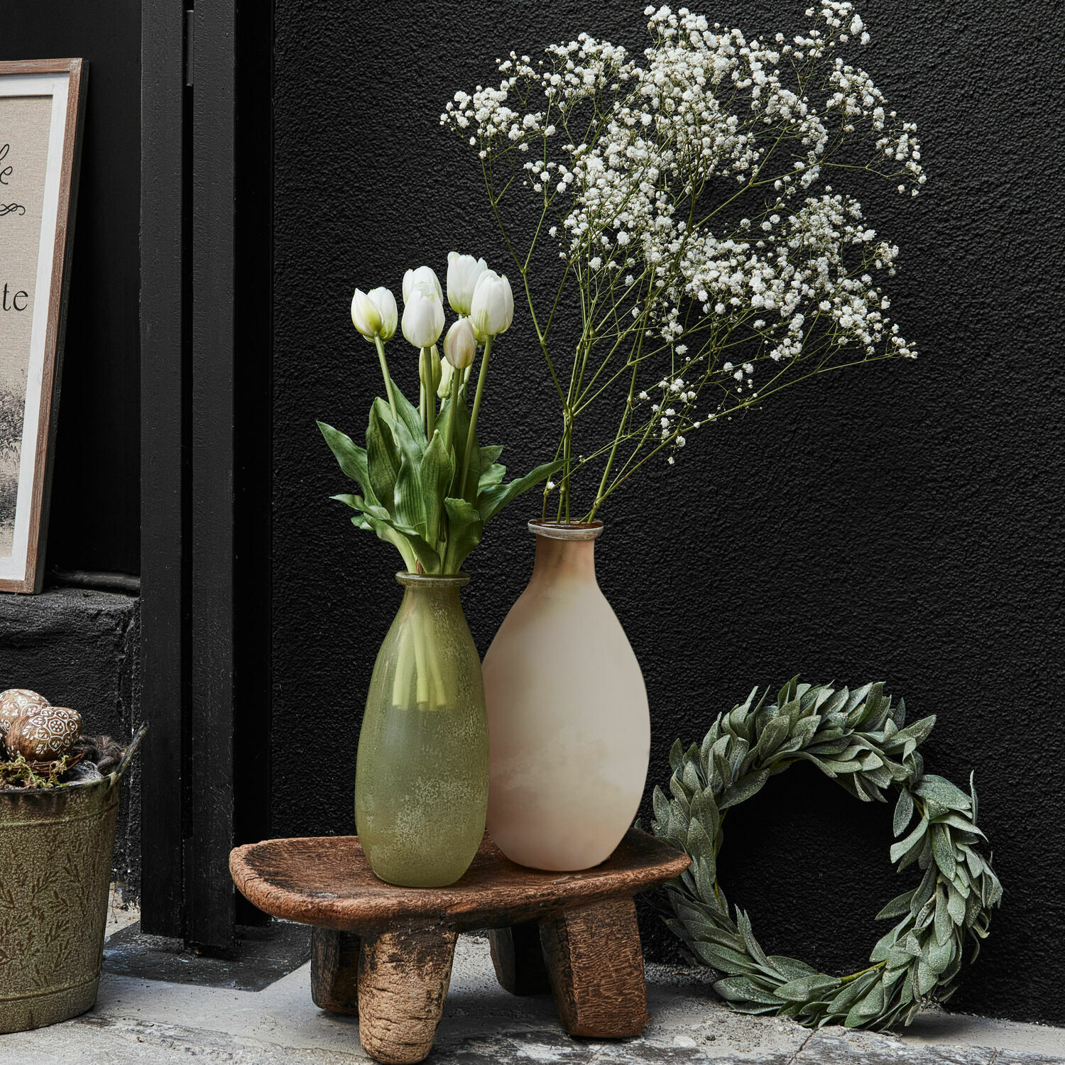 Lot de 2 vases Ipique