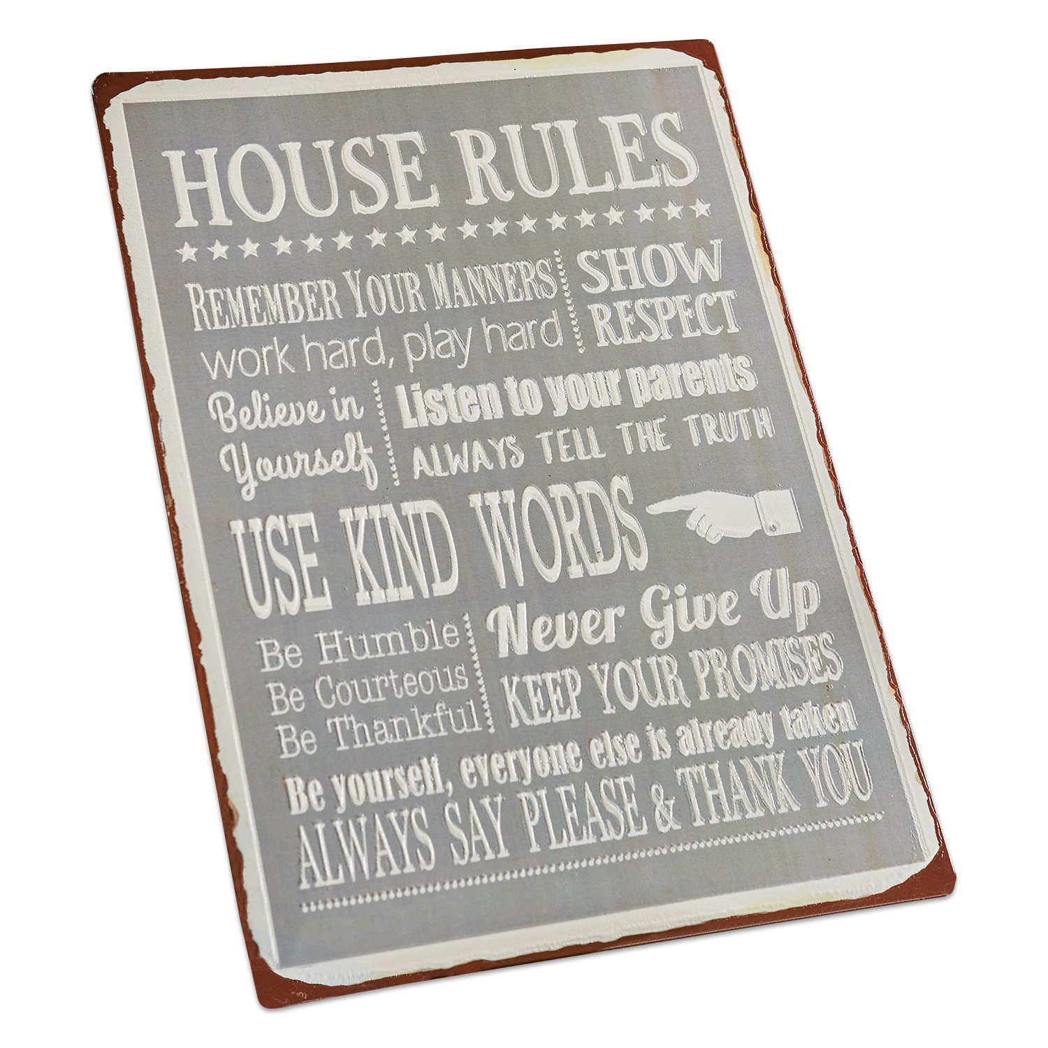 Panneau décoratif Rules