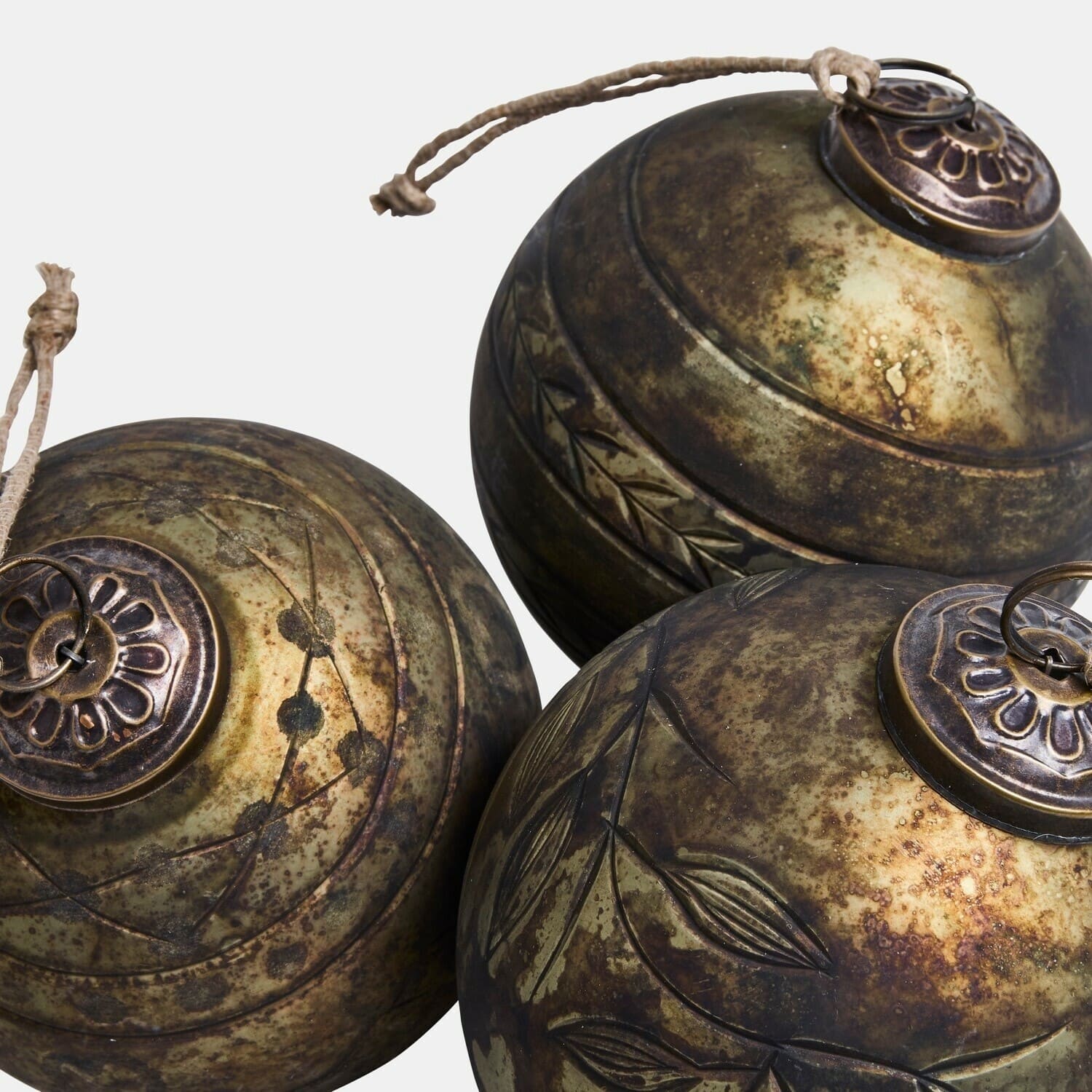 Lot de 6 boules de Noël Goldenblist