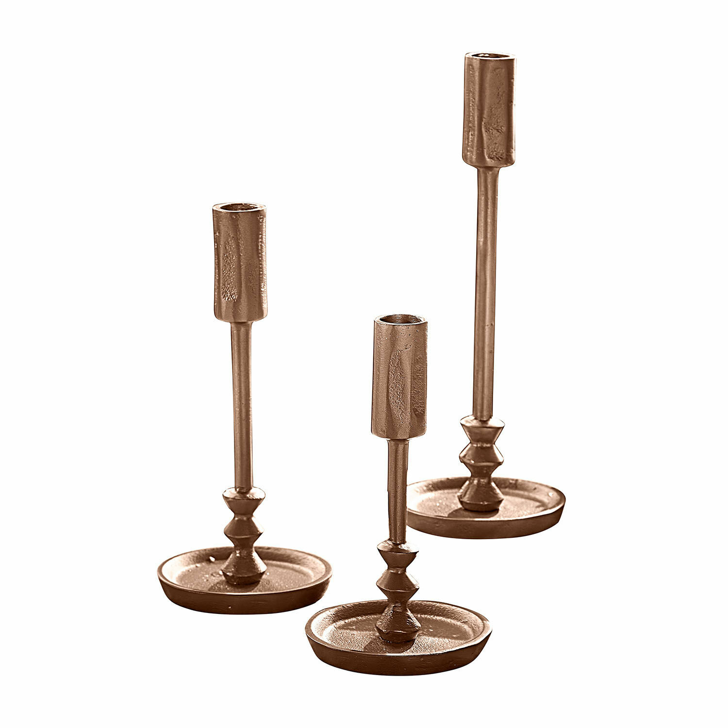 Lot de 3 bougeoirs Rivandre