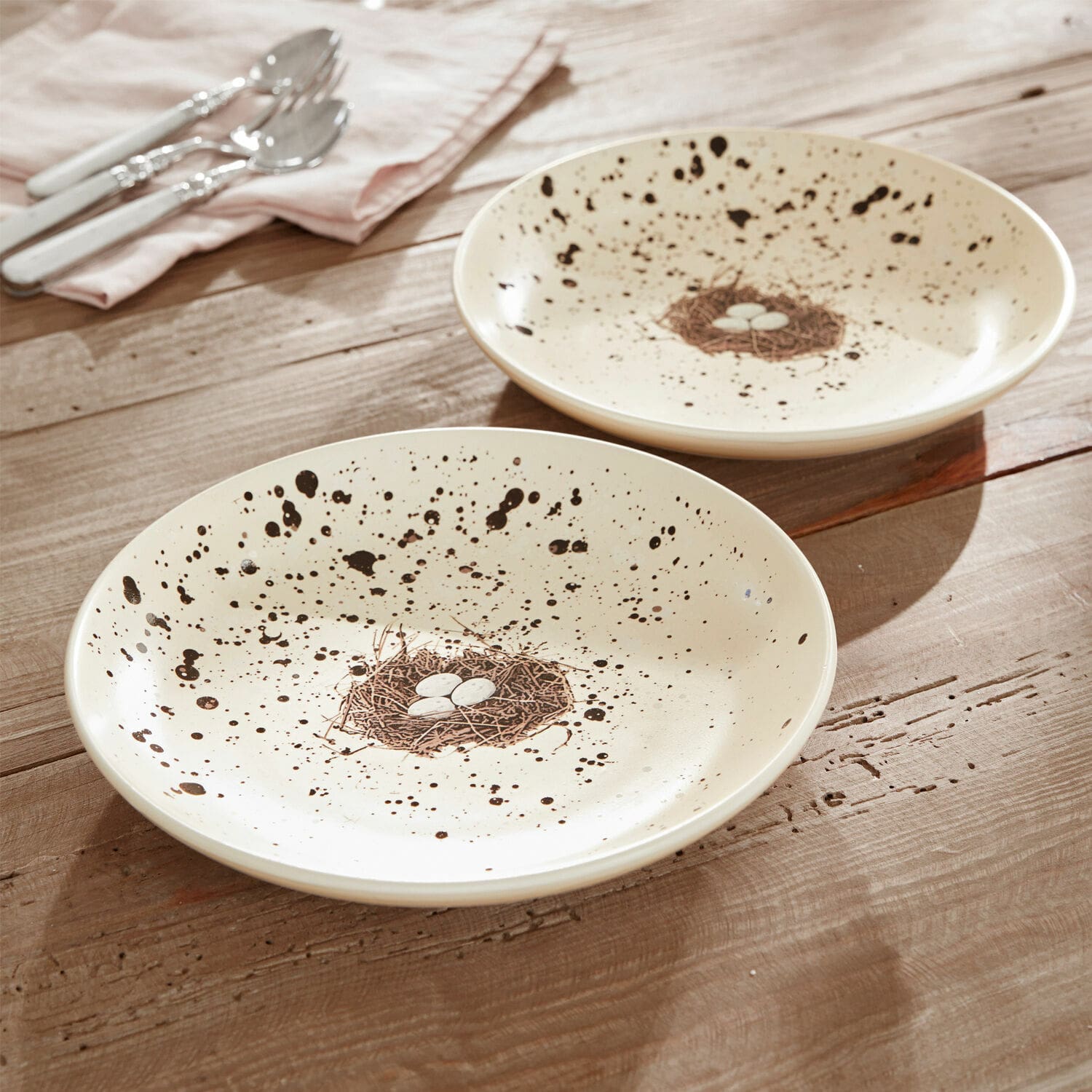 Lot de 2 assiettes Bodis