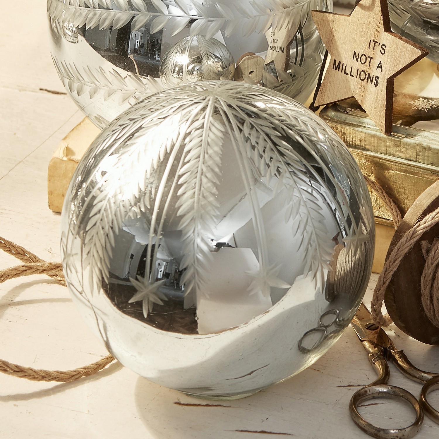 Lot de 3 boules décoratives Claix