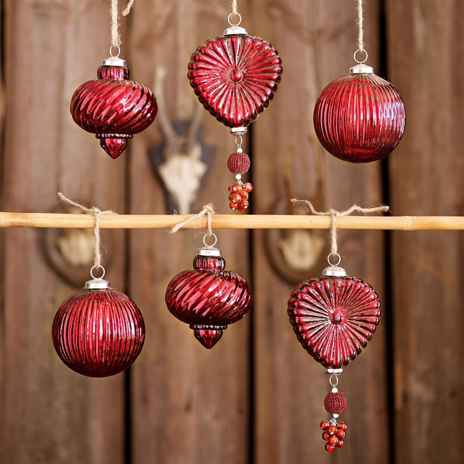 Lot de 6 décorations de Noël Fuveau