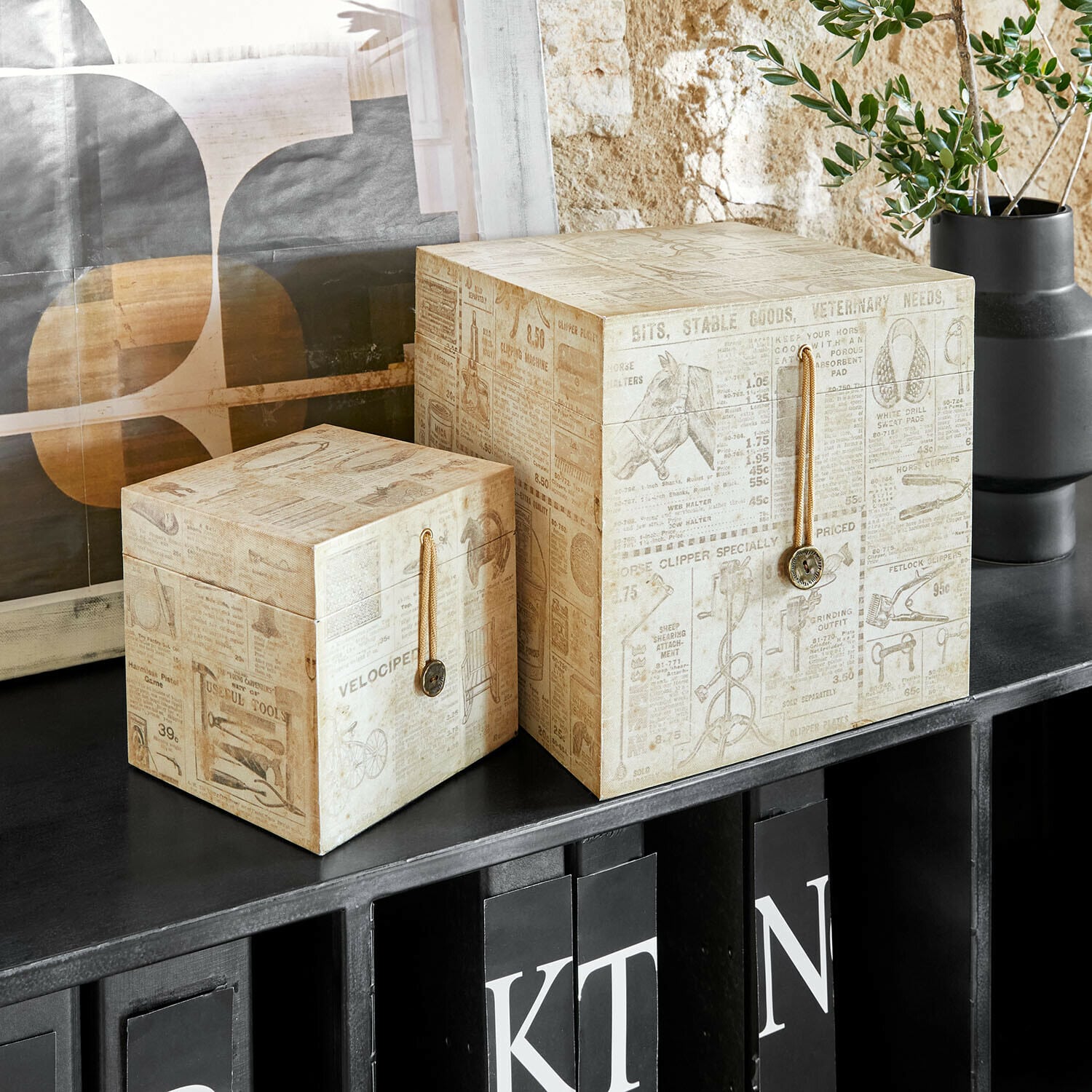 Lot de 2 boîtes Elridge